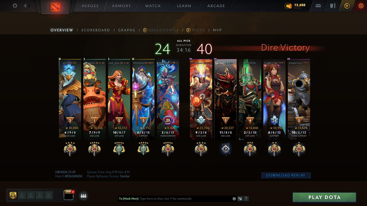 MMR: 3100 - Behavior: 11650
