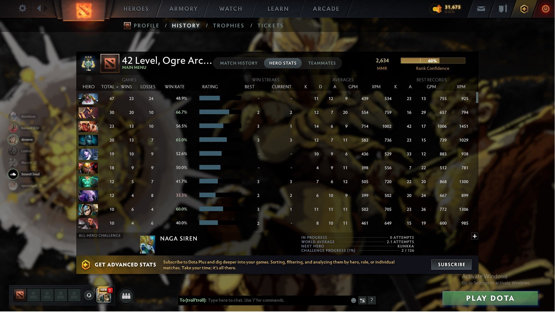 MMR: 2634 - Behavior: 10918