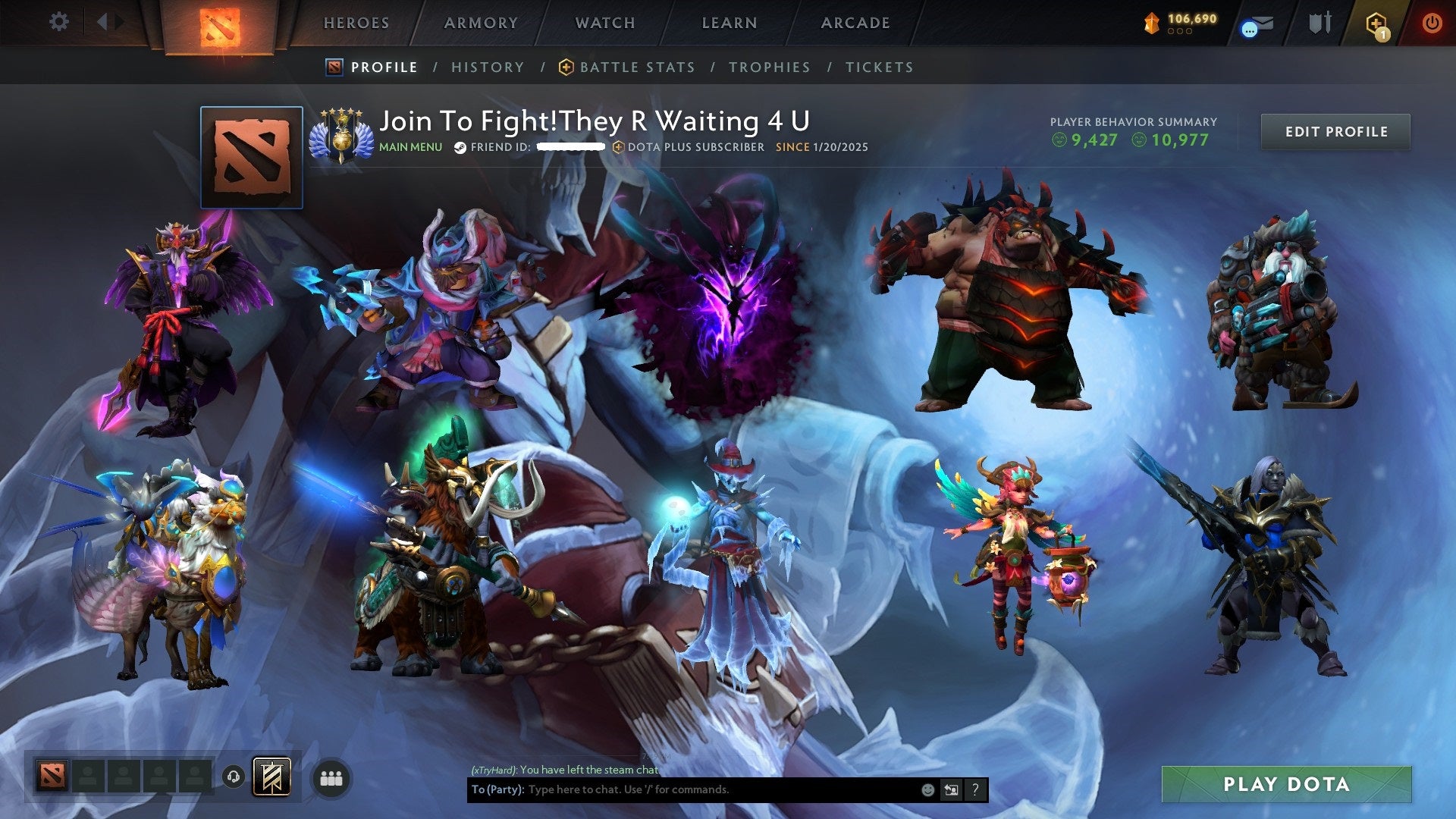 Divine V | MMR: 5326 - Behavior: 10977 - Communication: 9427