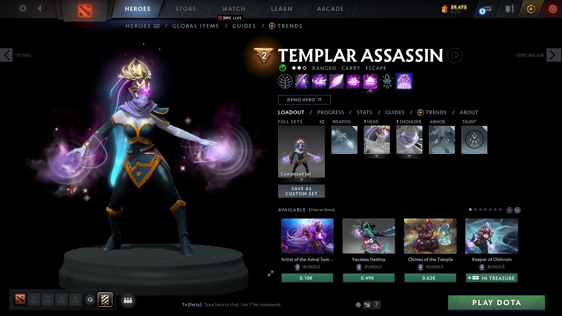 Archon V | MMR: 2891 - Behavior: 9274