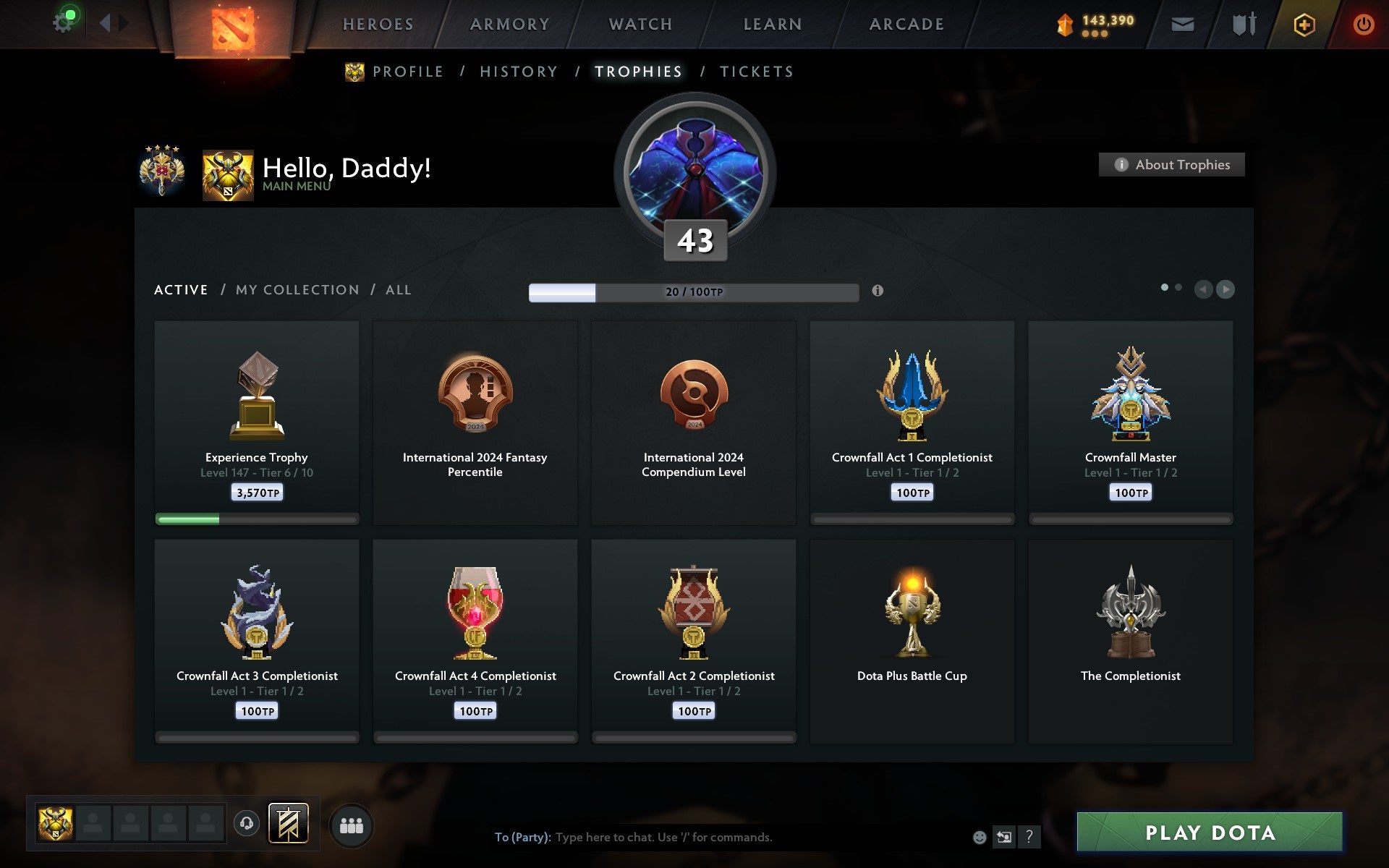 Legend IV | MMR: 3403 - Behavior: 8264