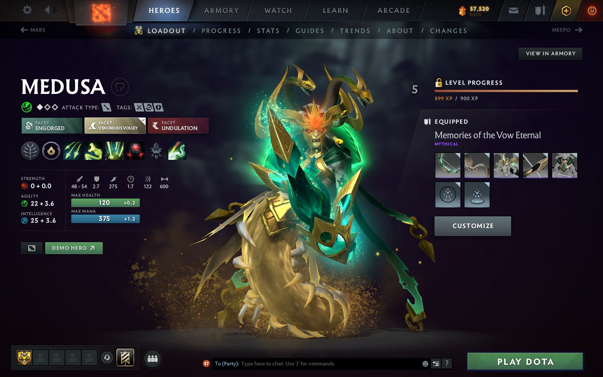 Immortal | MMR: 5784 - Behavior: 11373