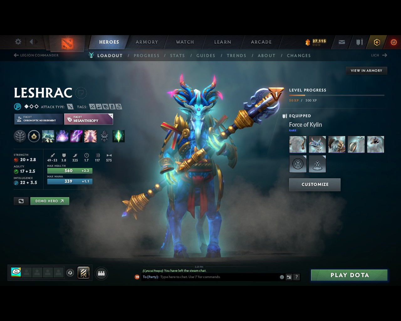 Immortal | MMR: 7124 - Behavior: 10380