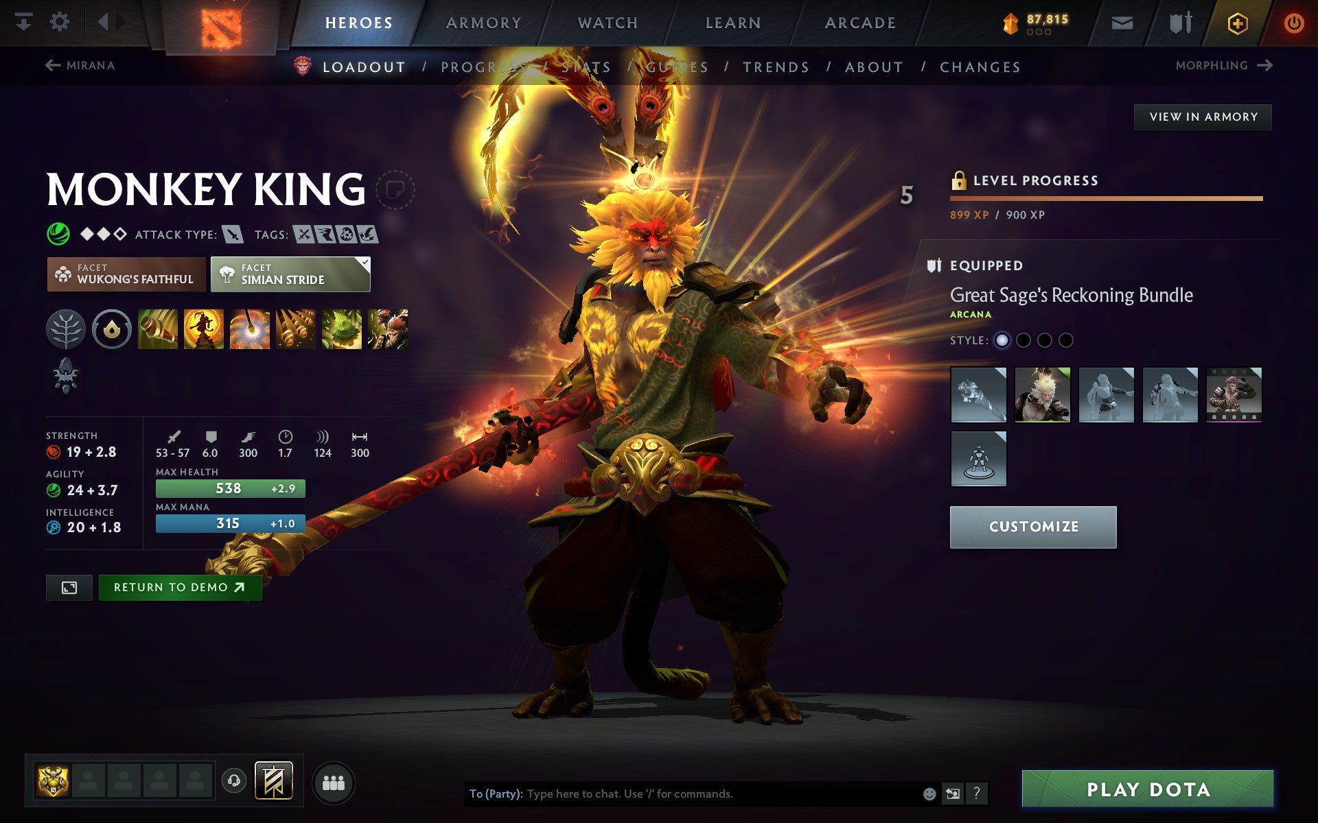 Legend III | MMR: 3454 - Behavior: 10686