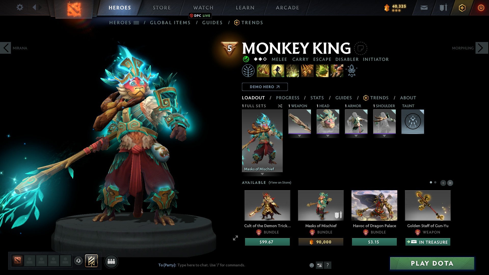 Immortal | MMR: 5625 - Behavior: 10000