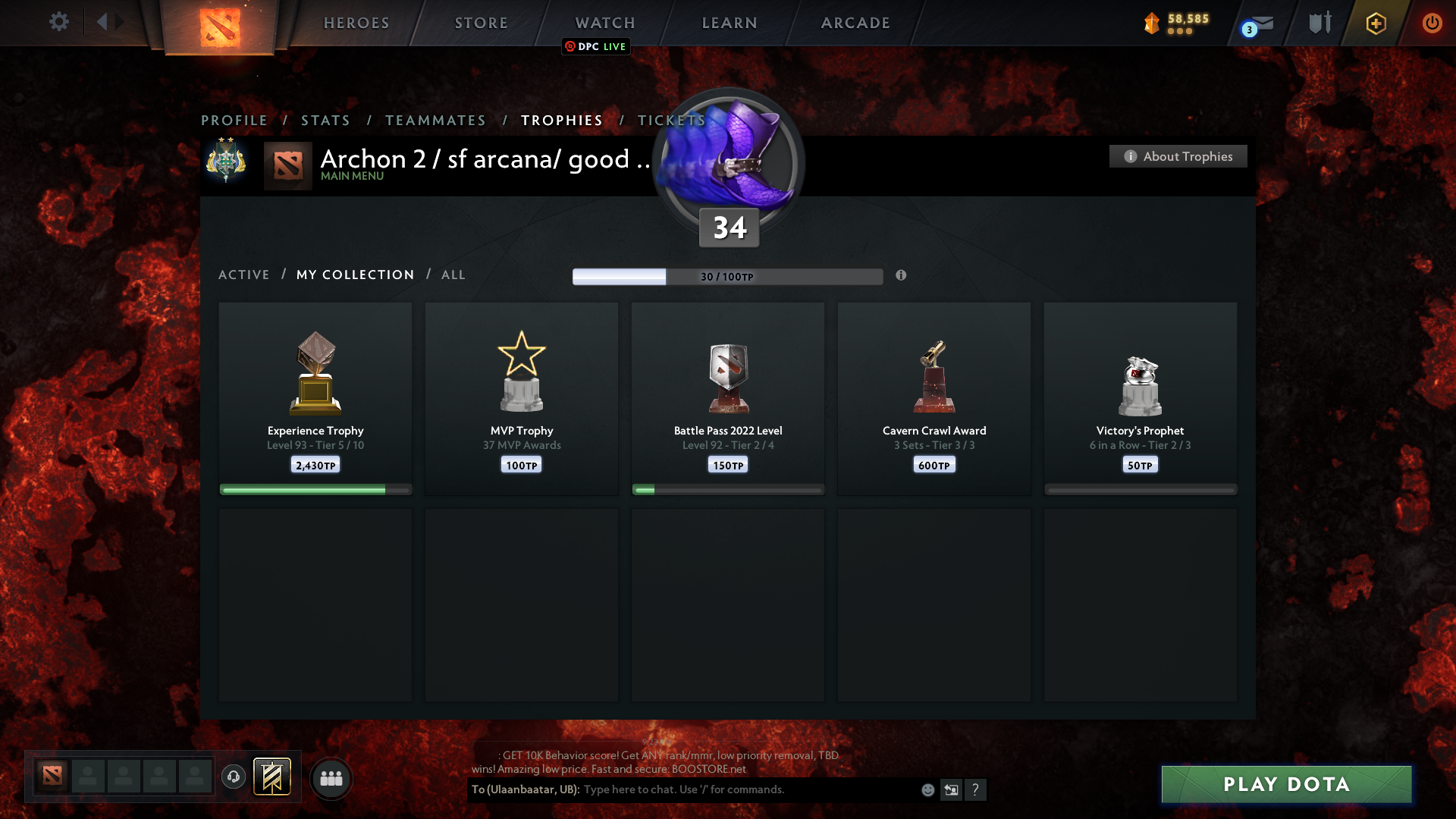Archon II | MMR: 2517 - Behavior: 10000