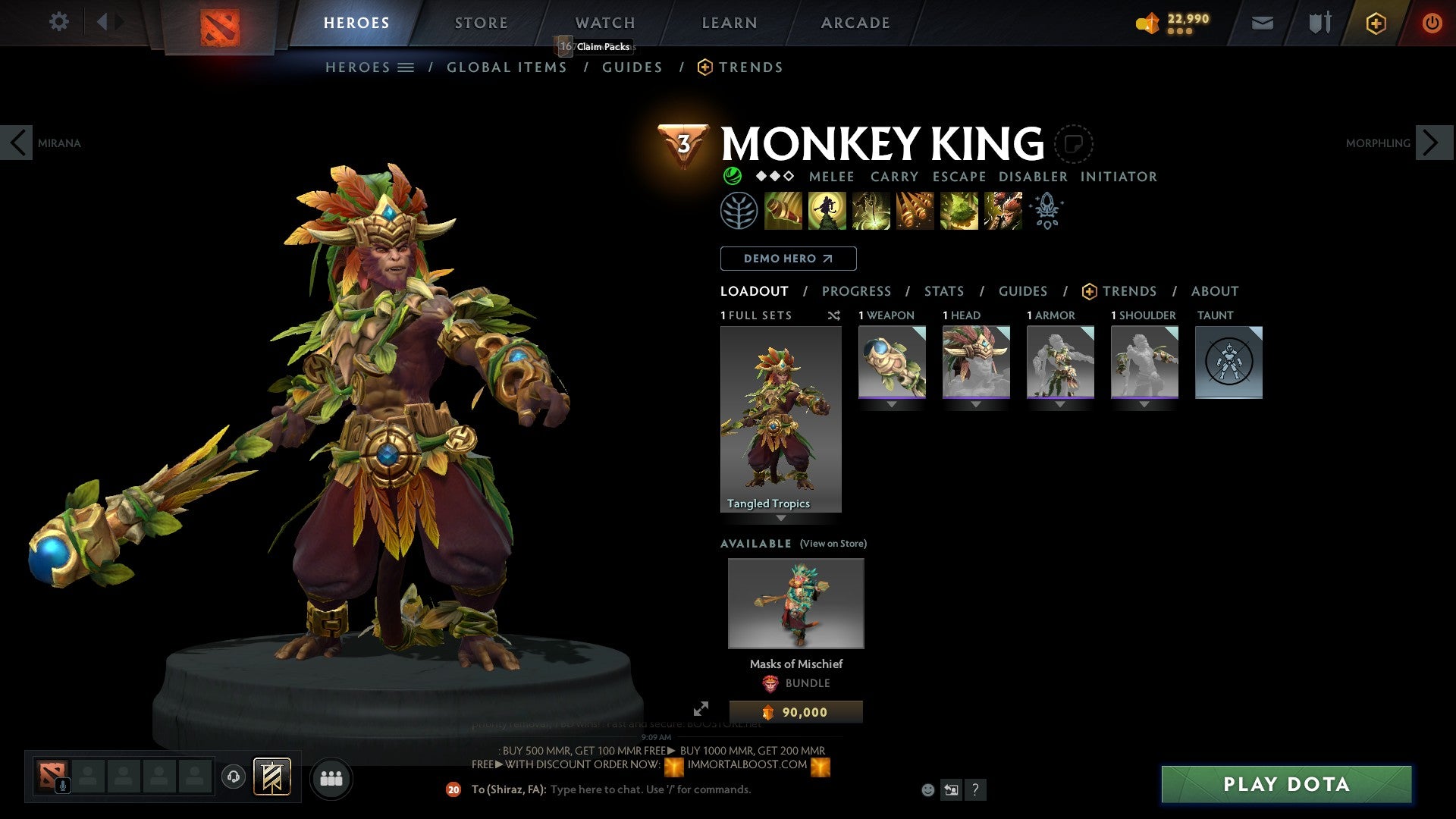 Ancient IV | MMR: 4400 - Behavior: 9835