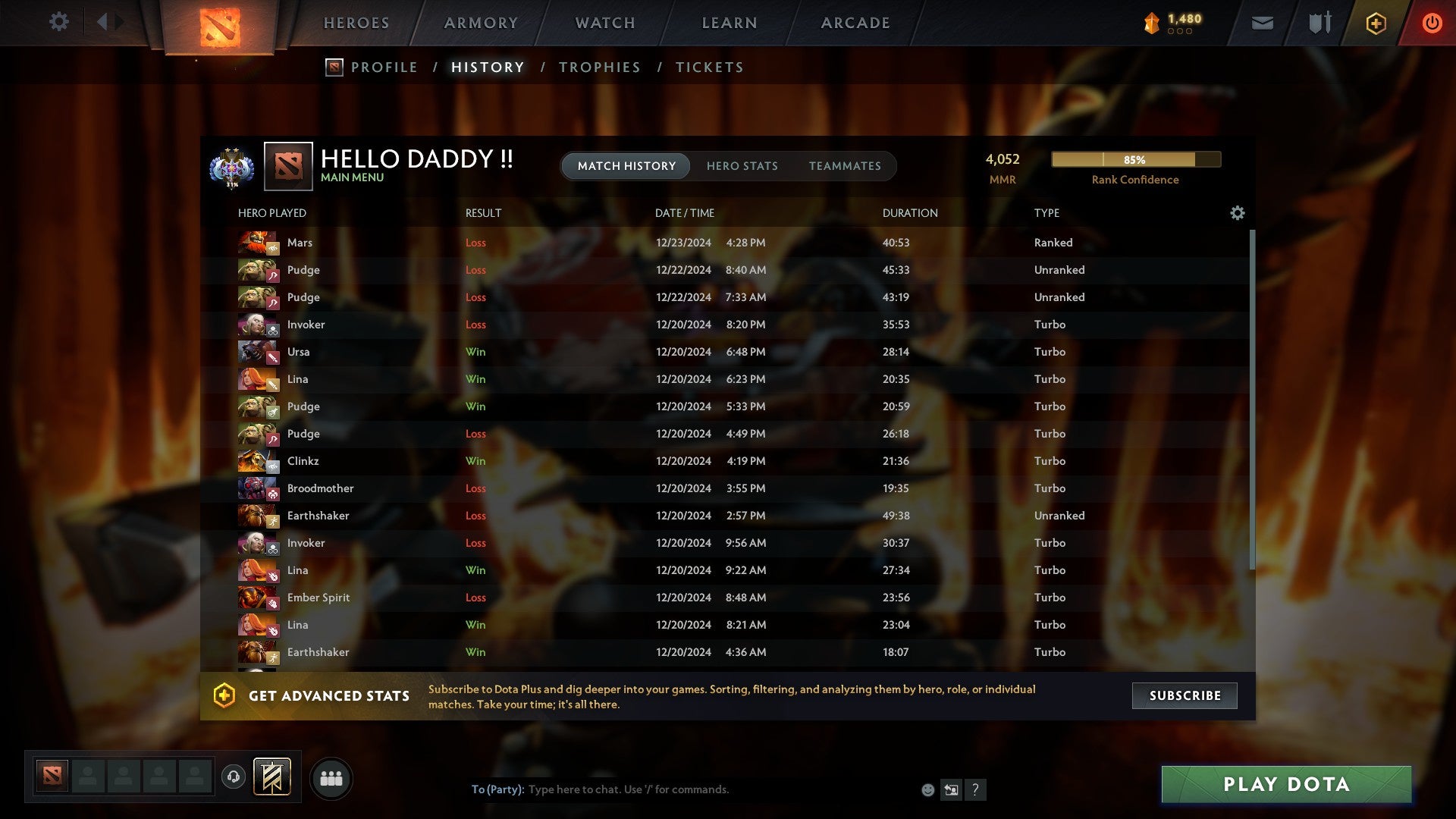 Ancient II | MMR: 4052 - Behavior: 12000 - Communication: 12000