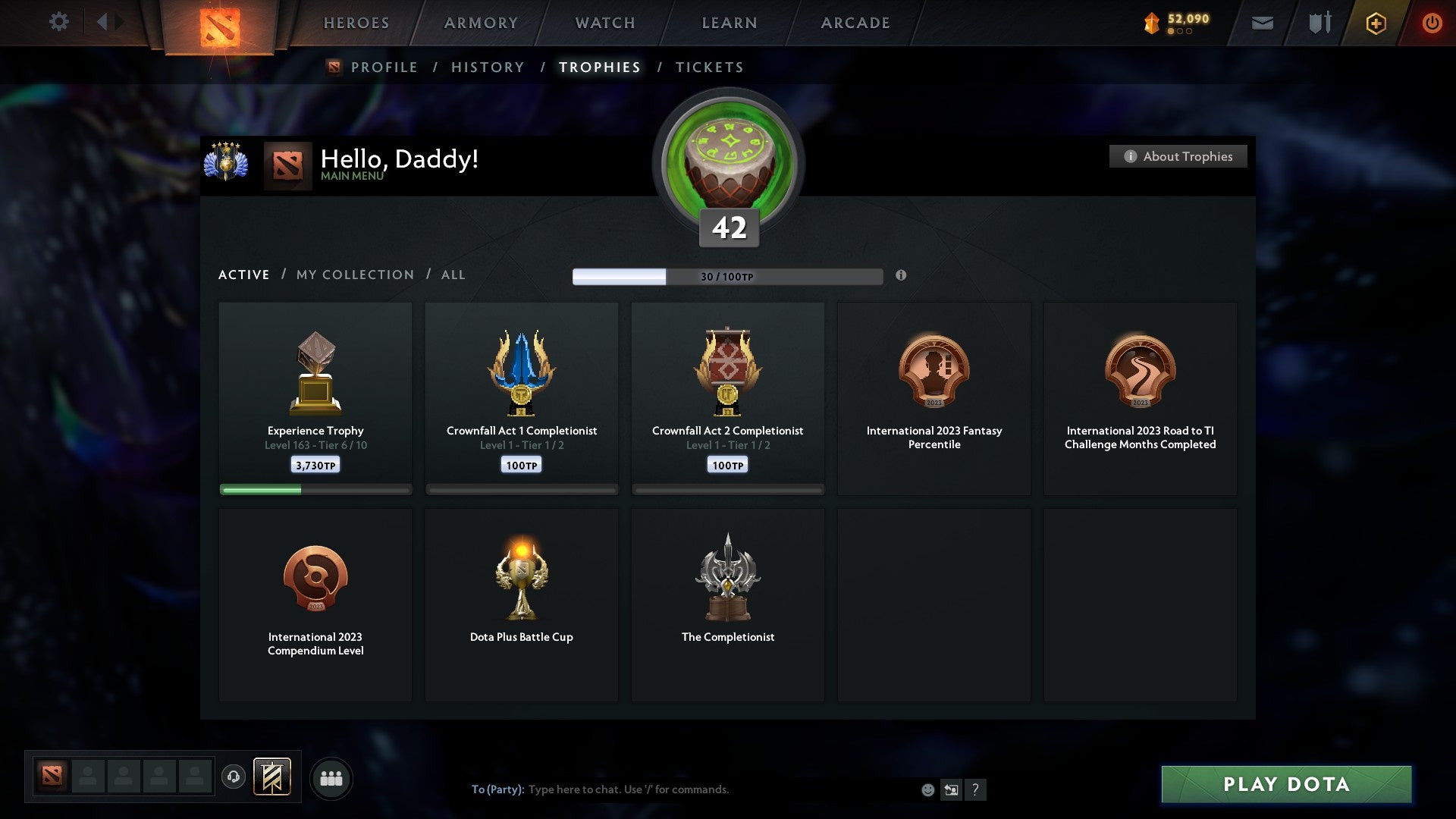 Divine V | MMR: 5493 - Behavior: 12000 - Communication: 12000