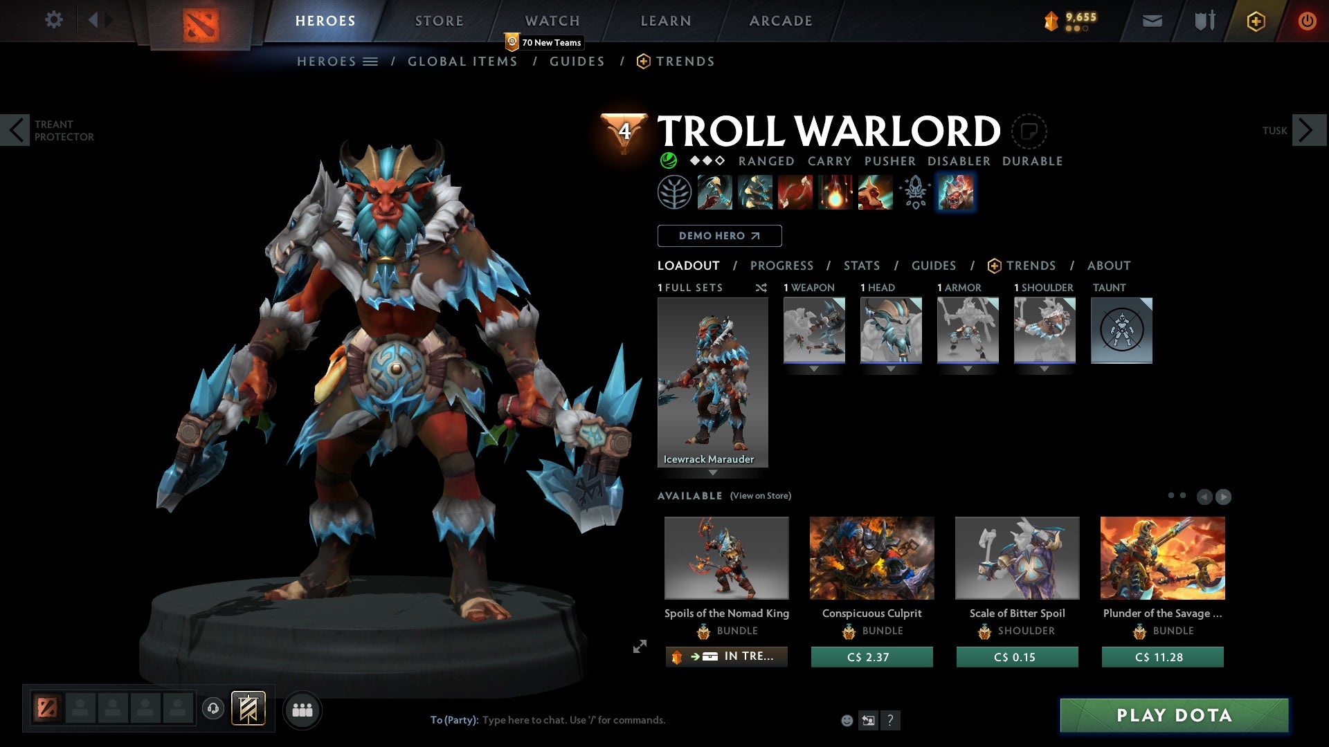 Ancient V | MMR: 4443 - Behavior: 9825