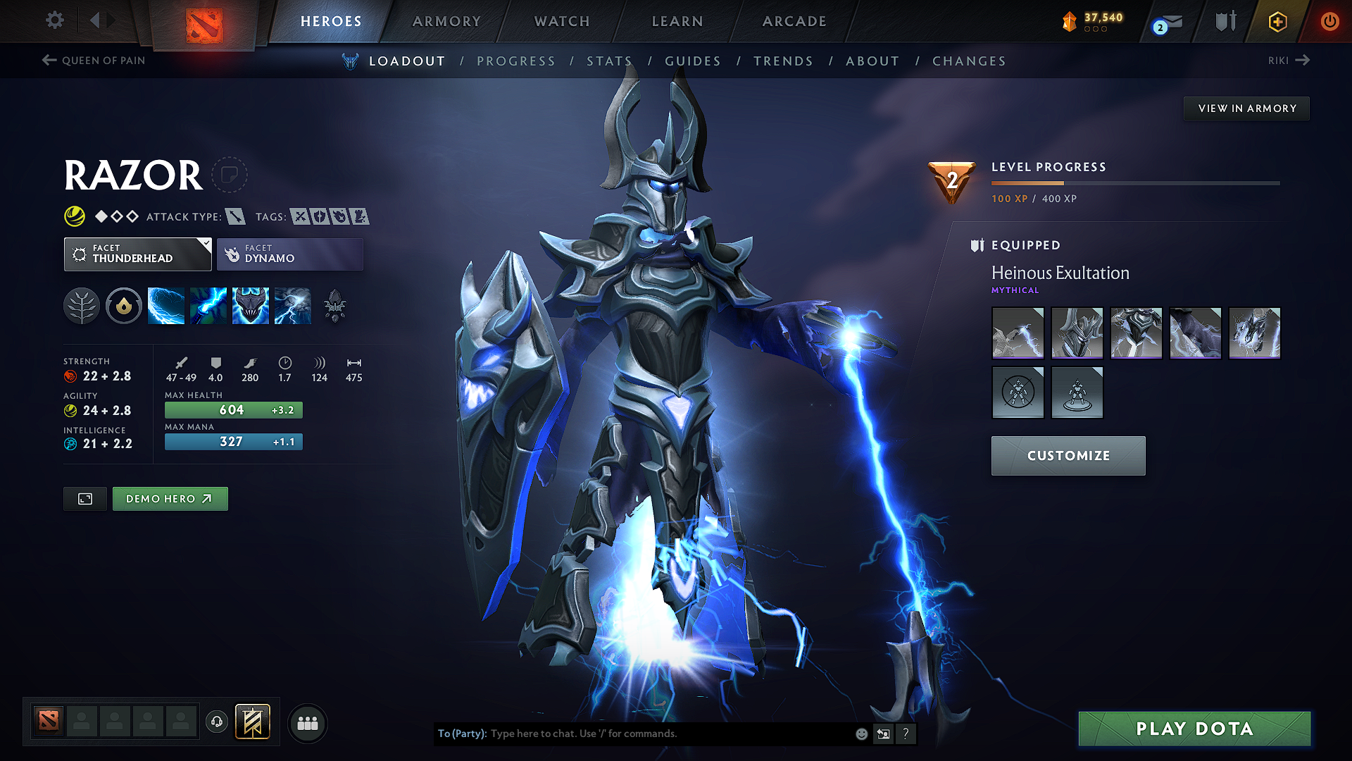 Legend I | MMR: 3092 - Behavior: 9871 - Communication: 9871