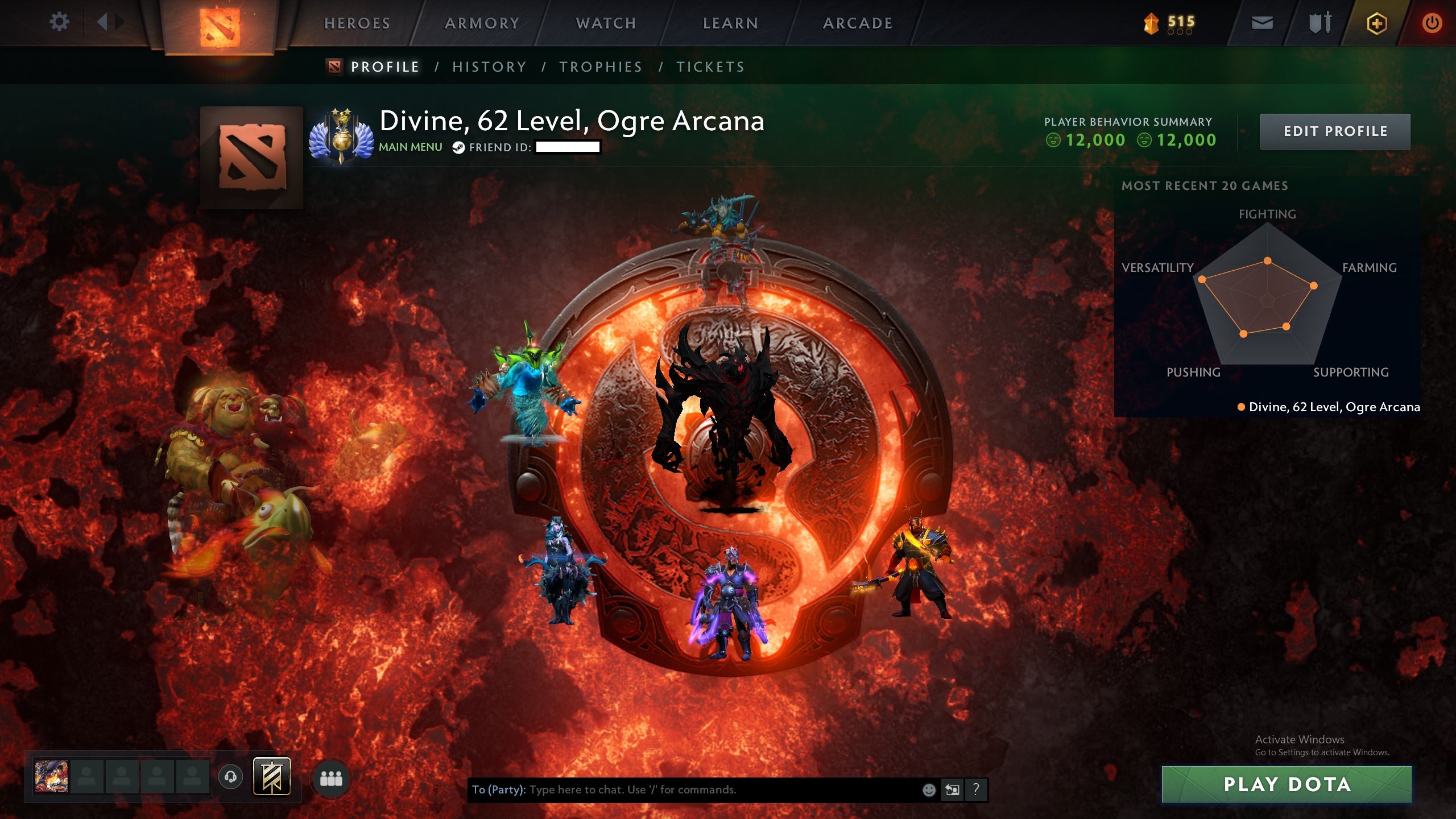 Divine II | MMR: 4721 - Behavior: 12000 - Communication: 12000