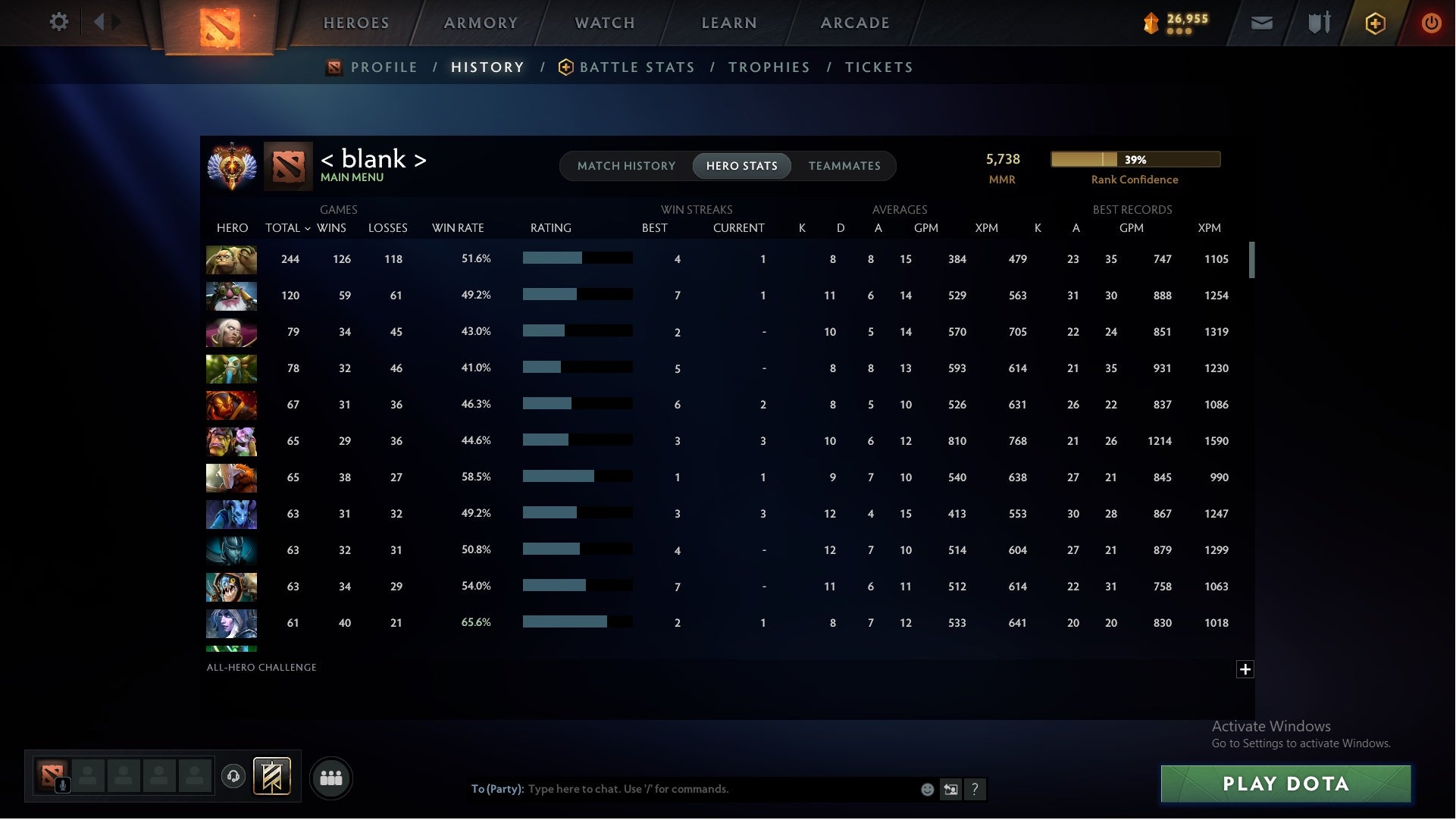 MMR: 5738 - Behavior: 10919