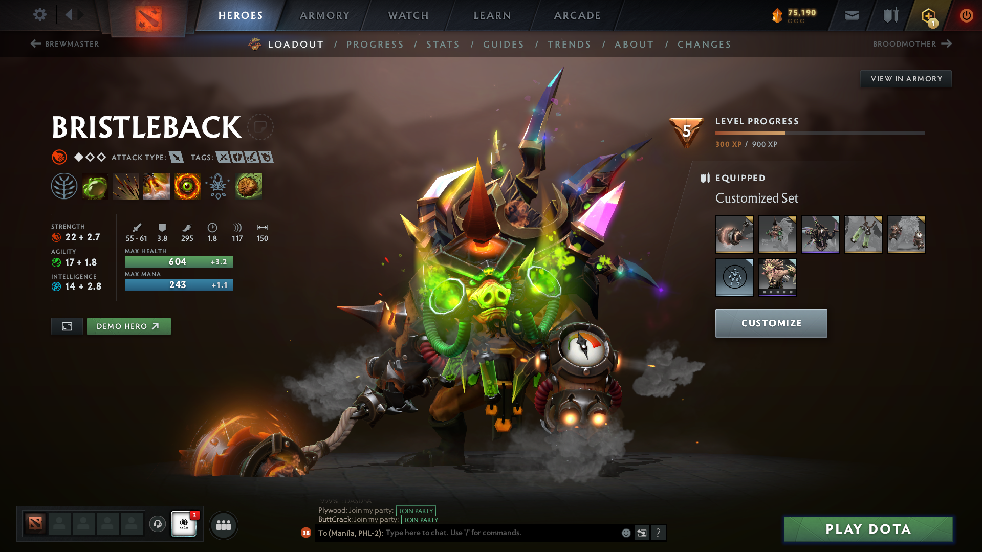 Legend III | MMR: 3417 - Behavior: 8182 - Communication: 8182