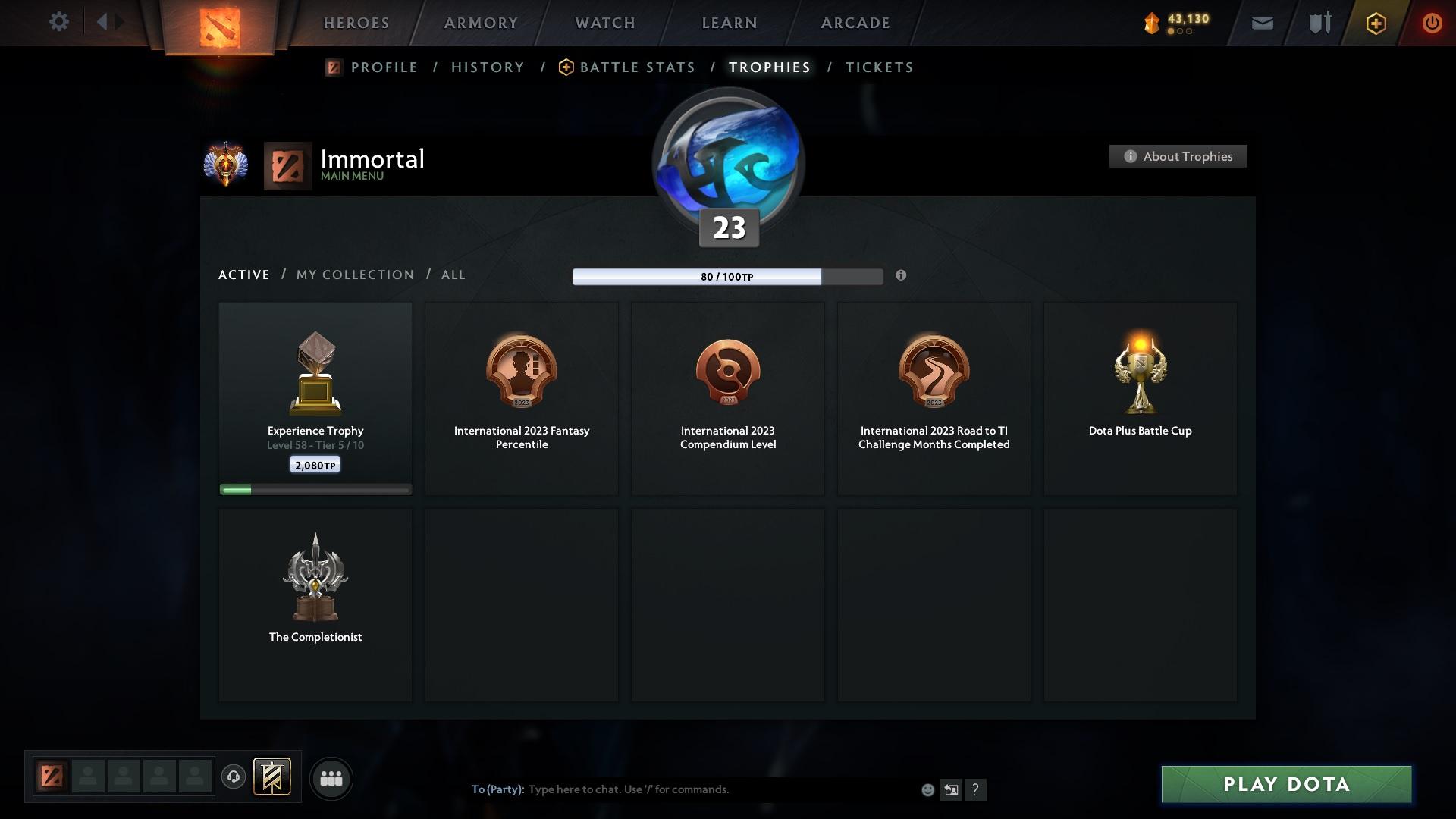 Immortal | MMR: 5573 - Behavior: 9762 - Communication: 9762