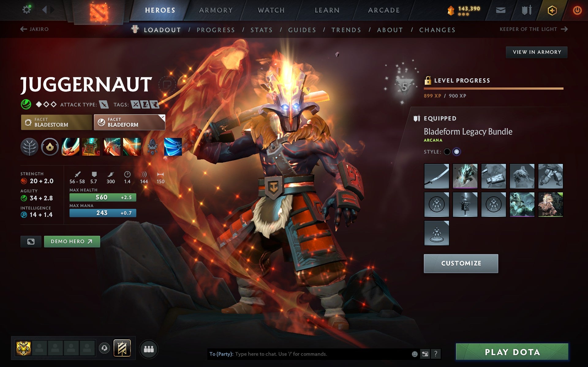 Legend IV | MMR: 3403 - Behavior: 8264