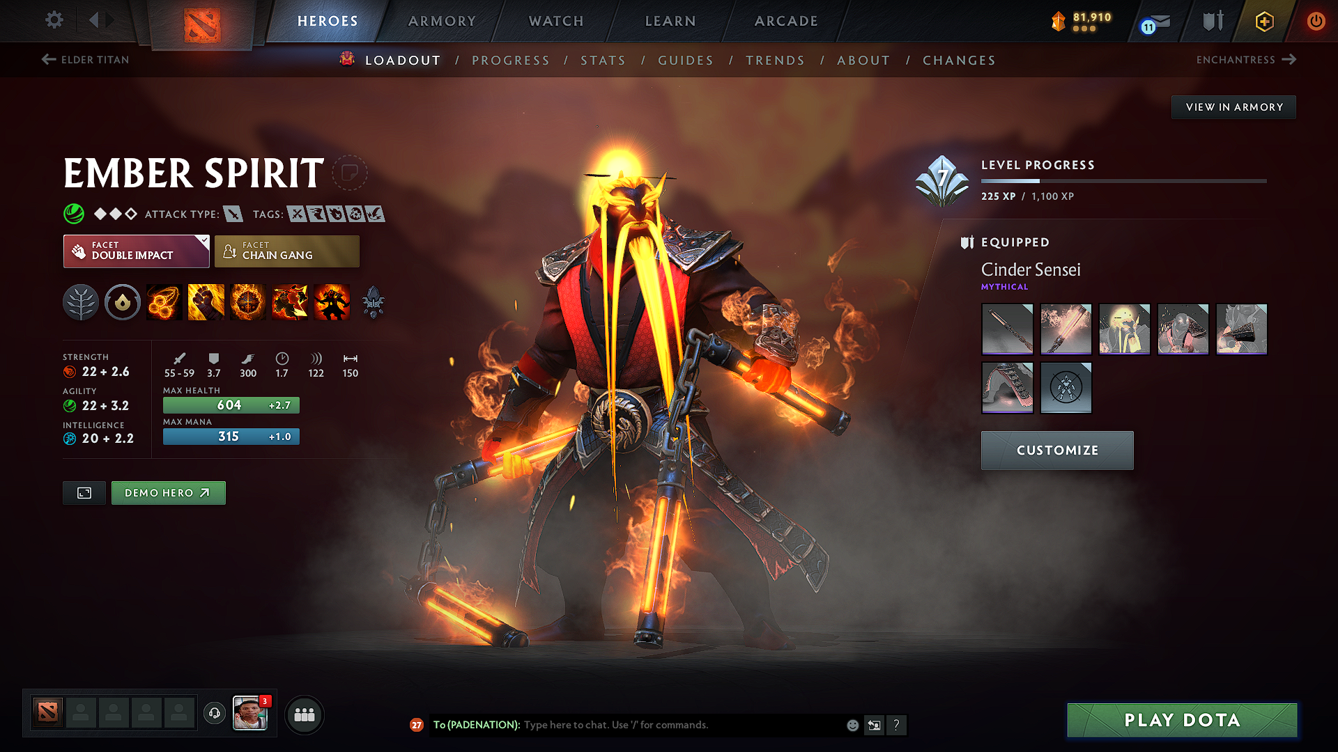 Legend I | MMR: 3100 - Behavior: 11914 - Communication: 11914