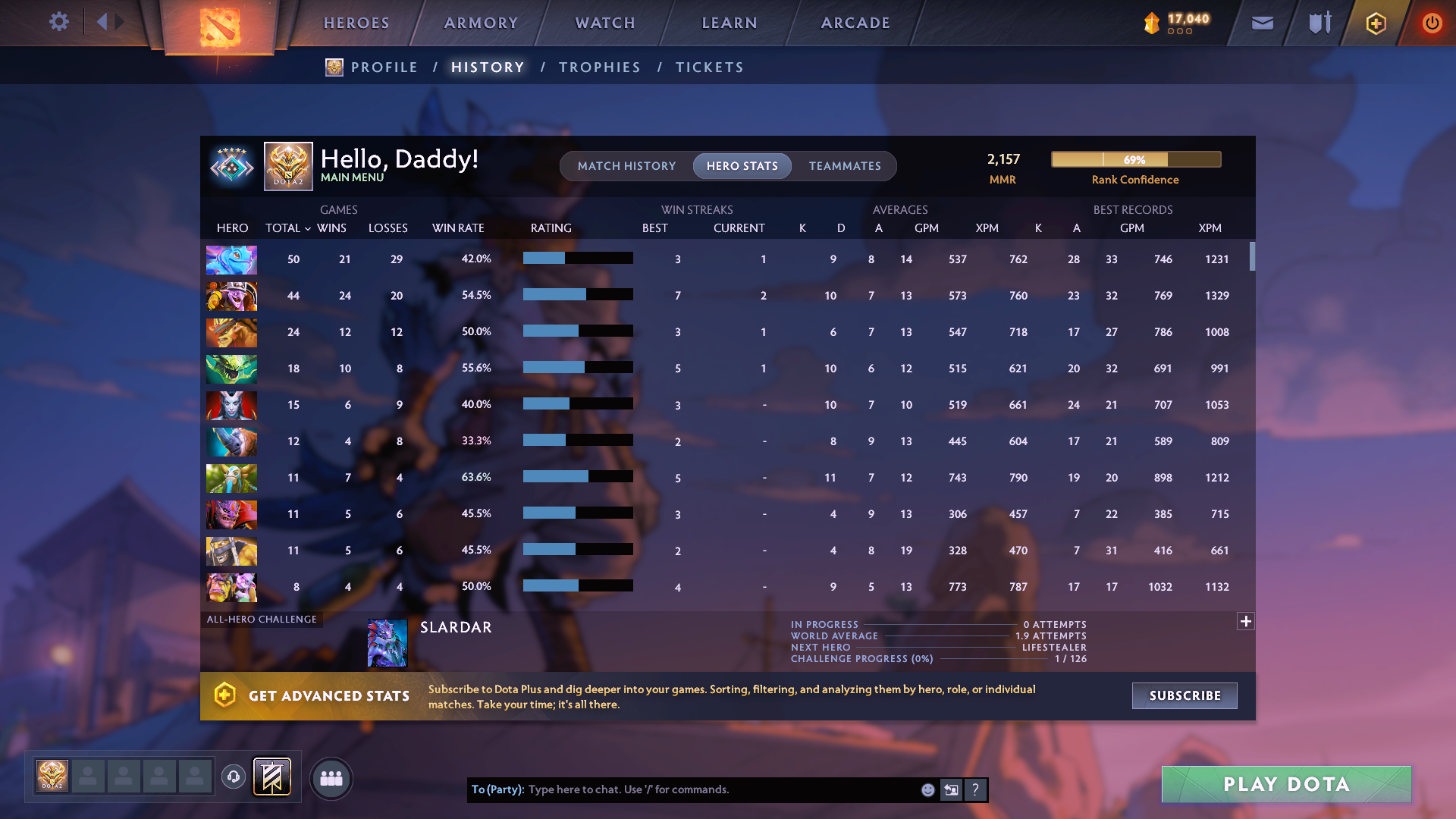 Crusader I | MMR: 2157 - Behavior: 11417