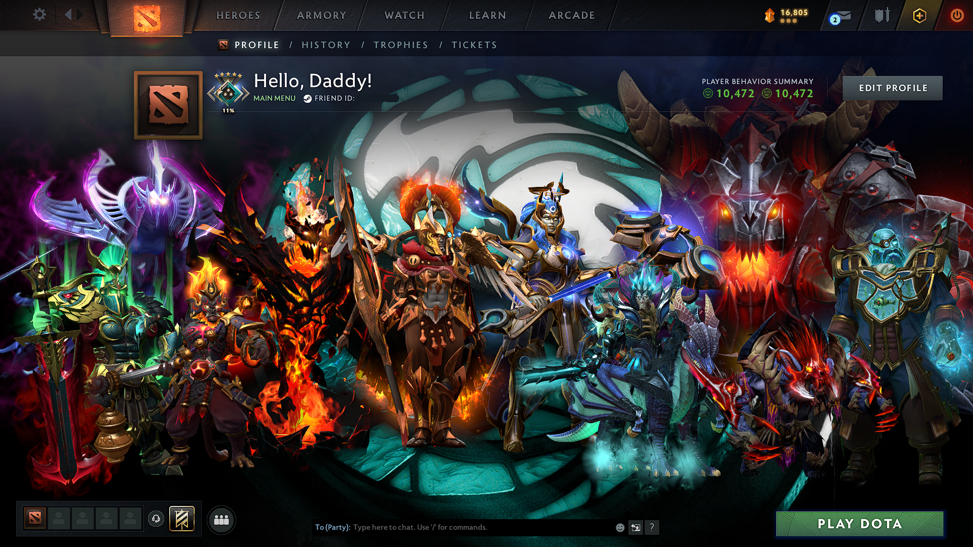 Crusader V | MMR: 2174 - Behavior: 10472 - Communication: 10472