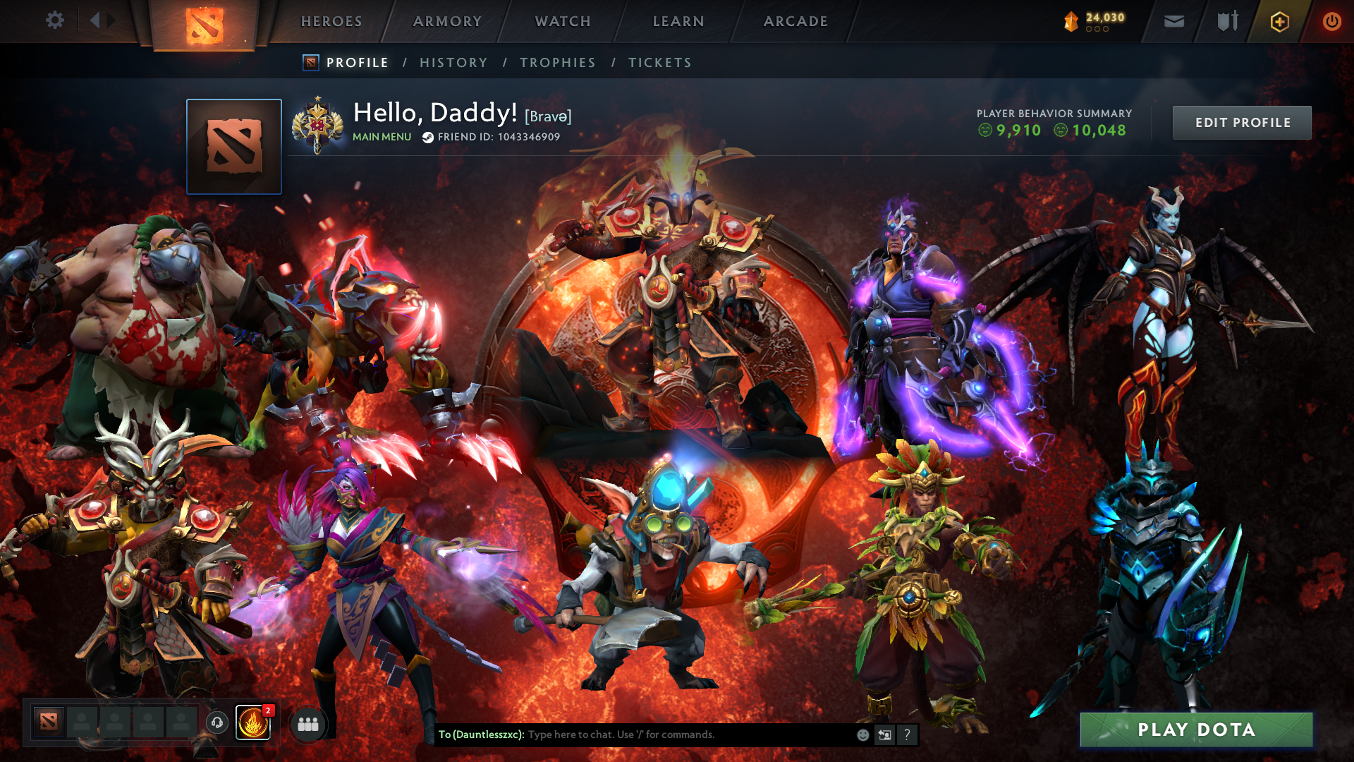 Legend I | MMR: 3108 - Behavior: 10048