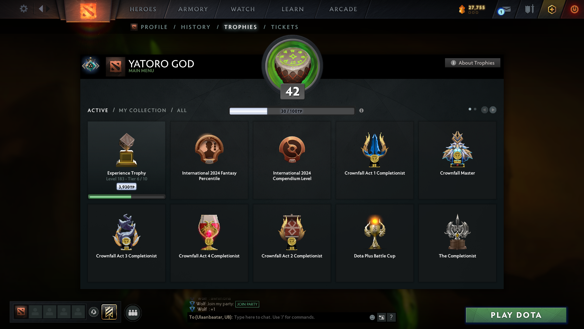 Crusader I | MMR: 1421 - Behavior: 11830 - Communication: 11830