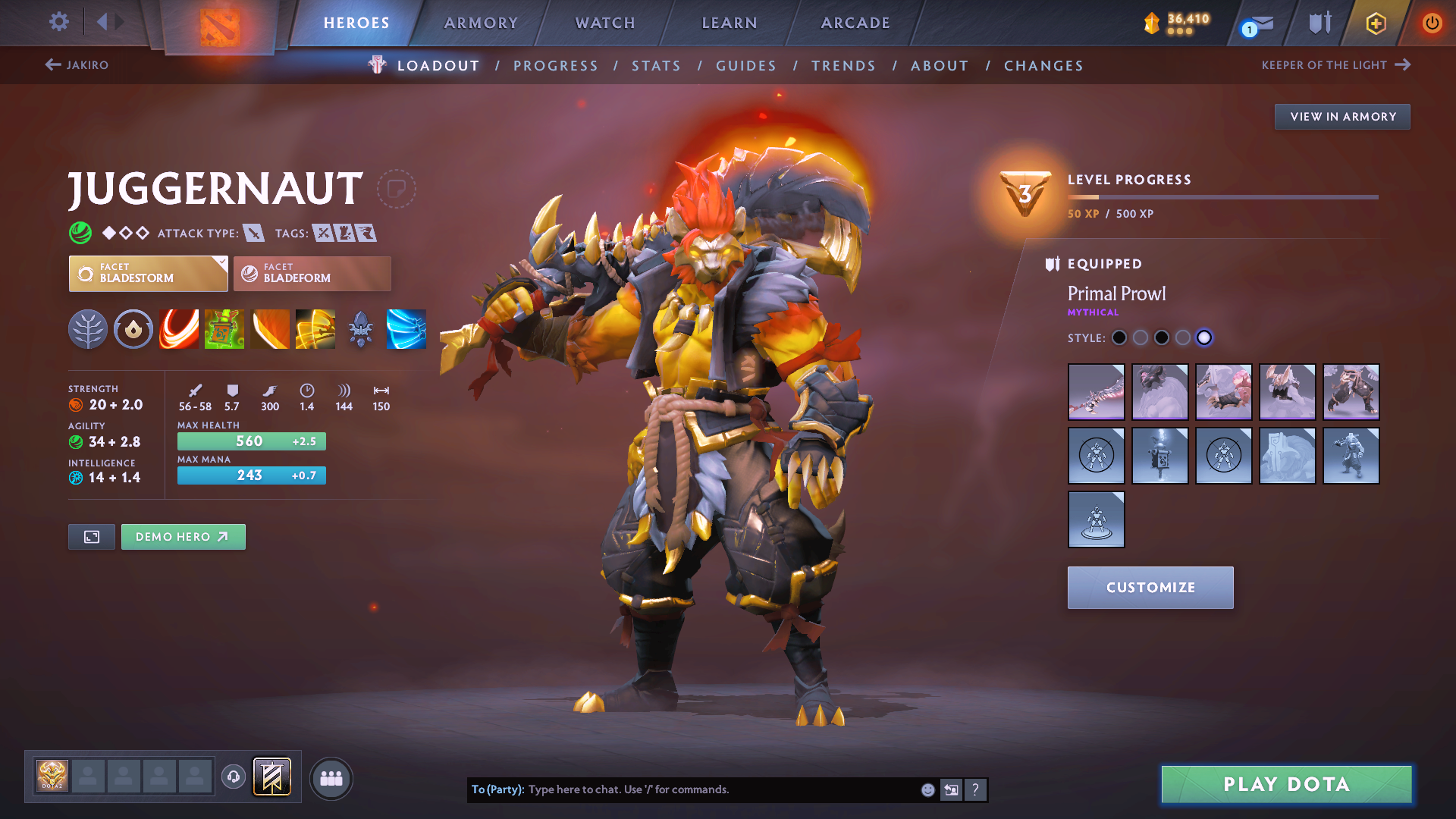 Archon V | MMR: 2904 - Behavior: 8869 - Communication: 8869