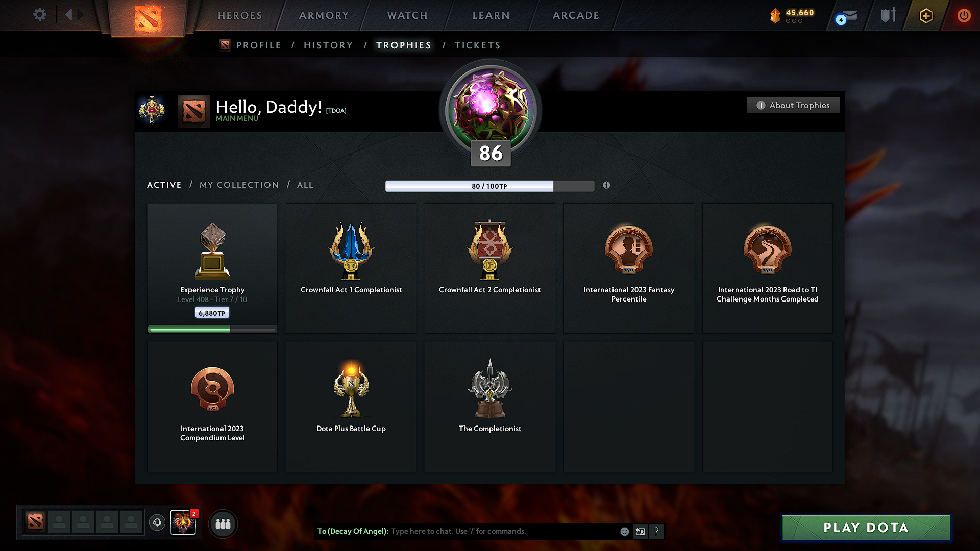 Legend I | MMR: 3194 - Behavior: 8772 - Communication: 8772