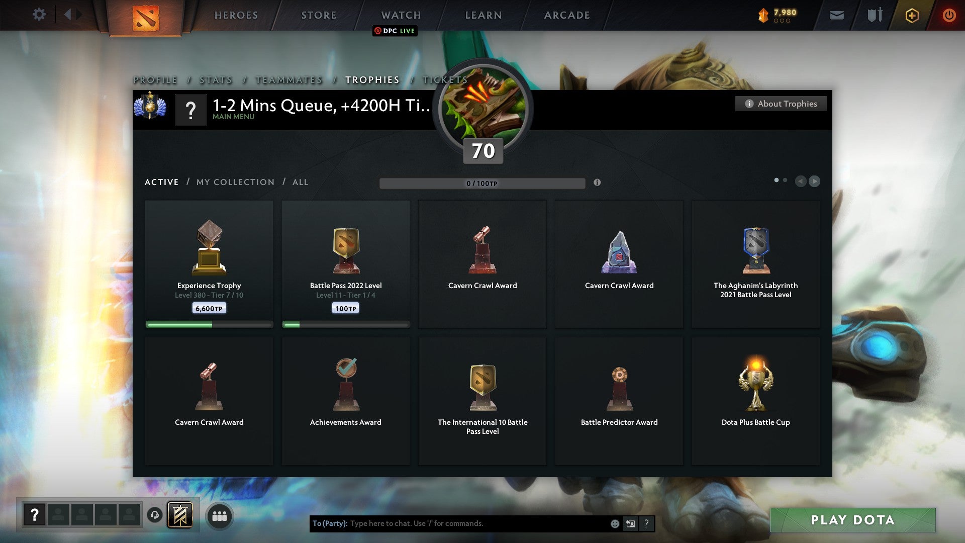 Divine I | MMR: 4466 - Behavior: 10000