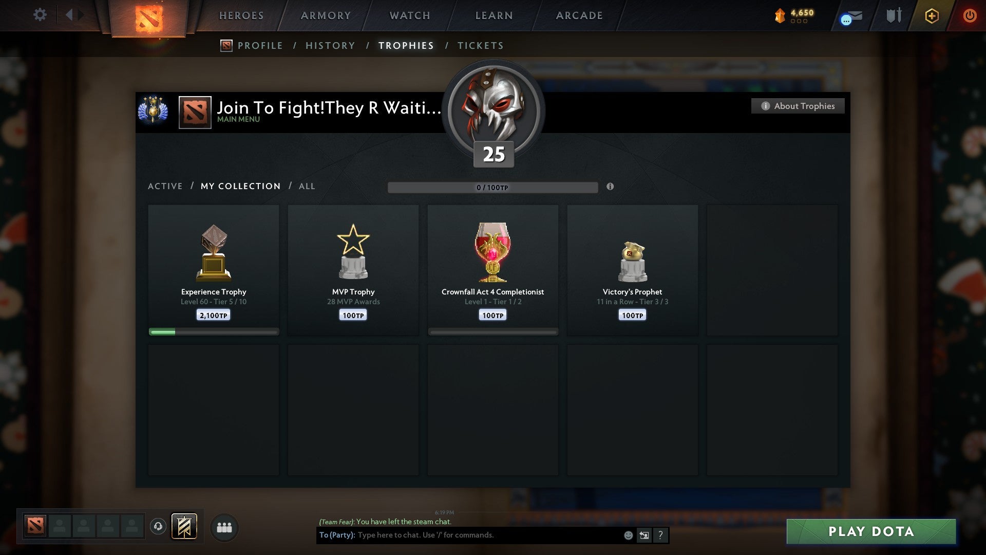 Divine IV | MMR: 5089 - Behavior: 10711 - Communication: 10711