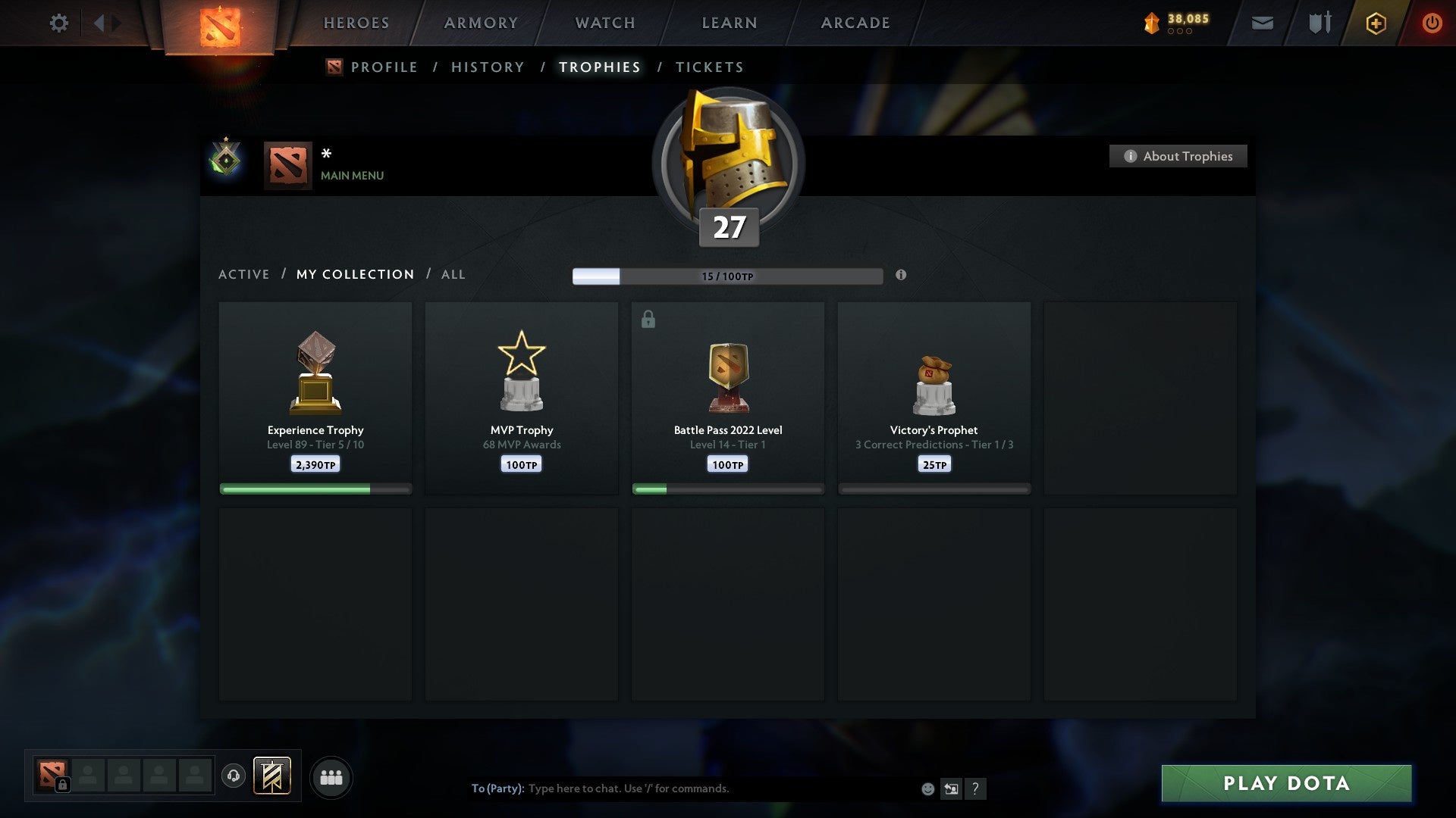 MMR: 1 - Behavior: 6445