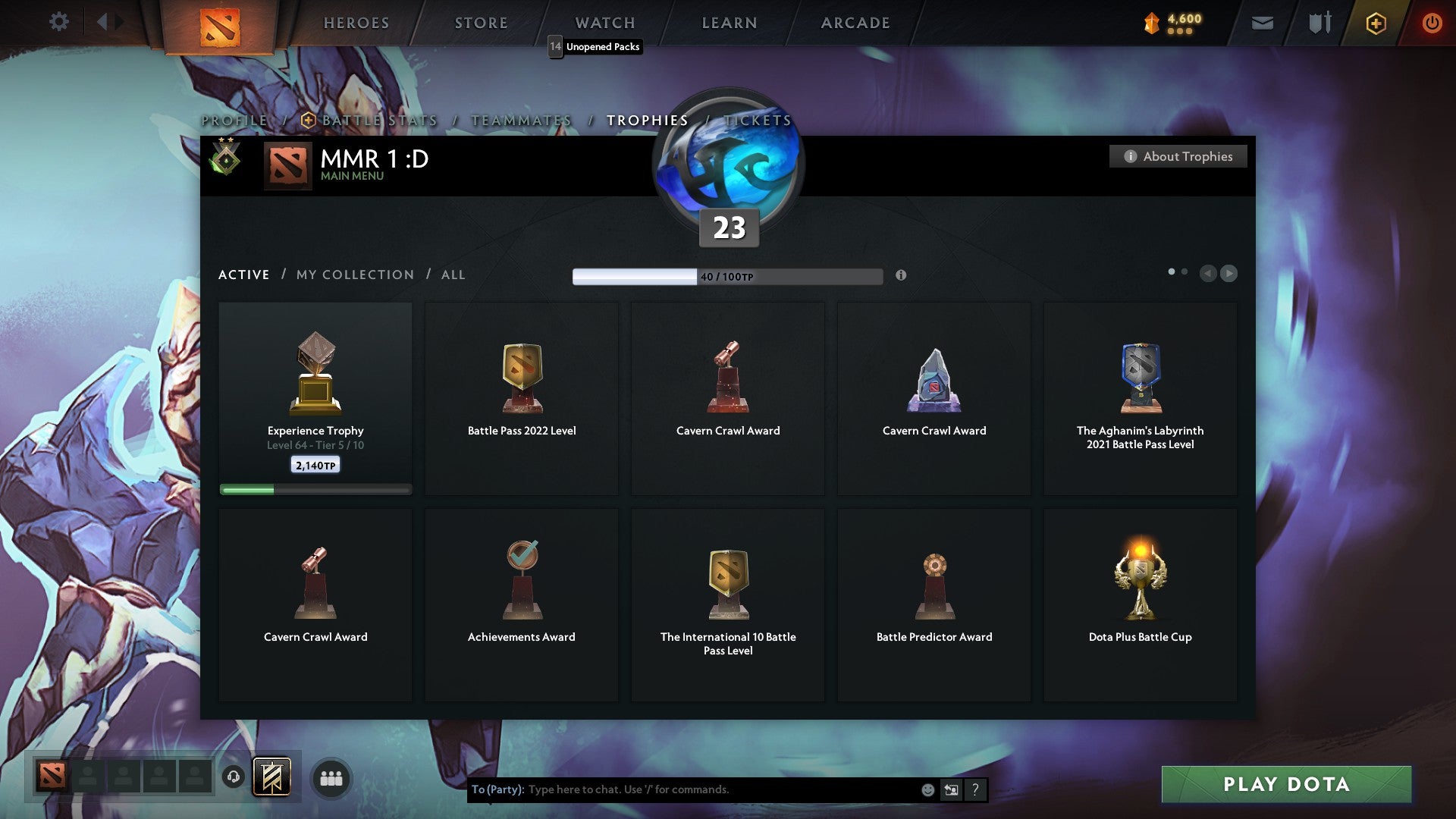 Herald II | MMR: 1 - Behavior: 9115