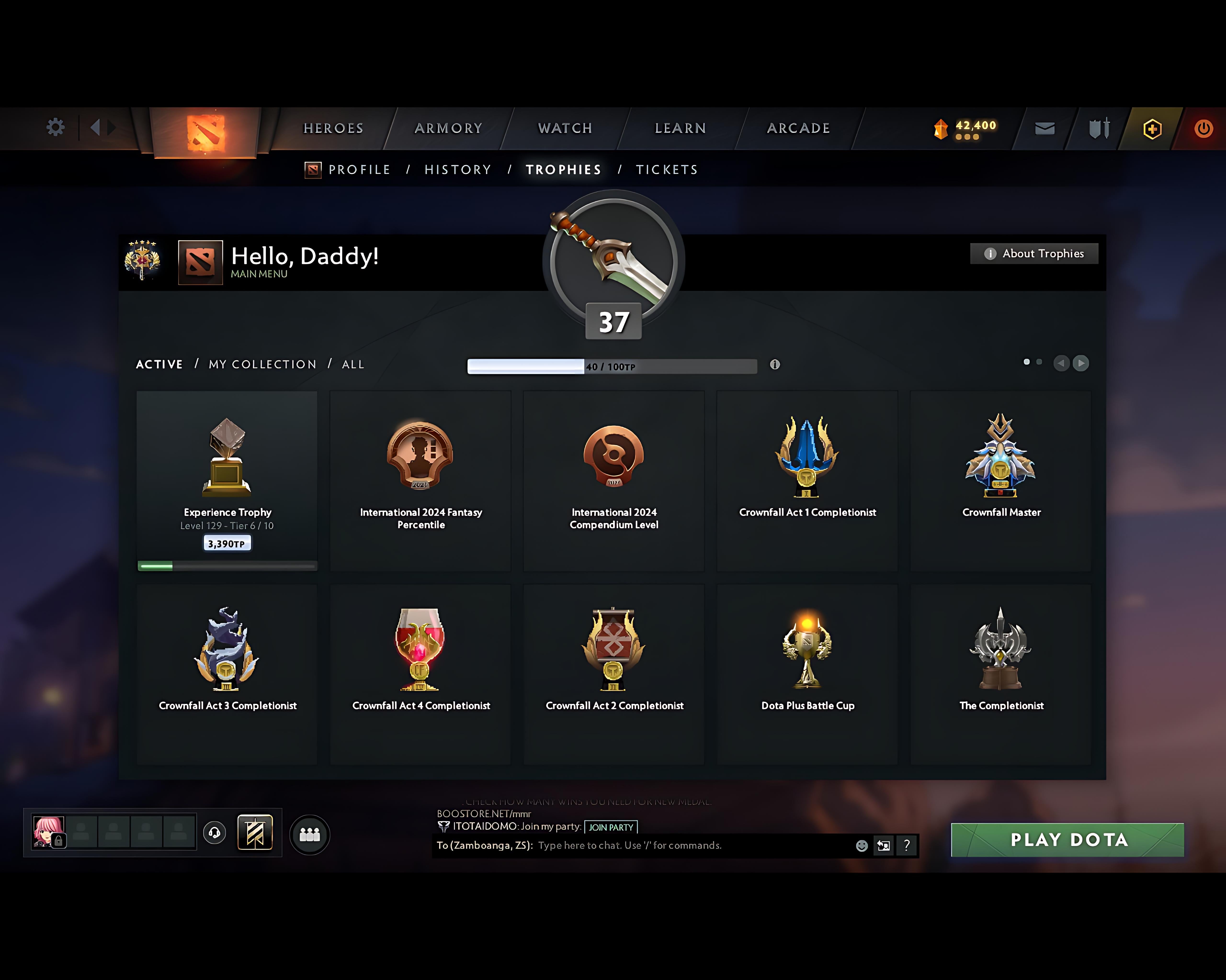 Legend V | MMR: 3744 - Behavior: 7328 - Communication: 7328