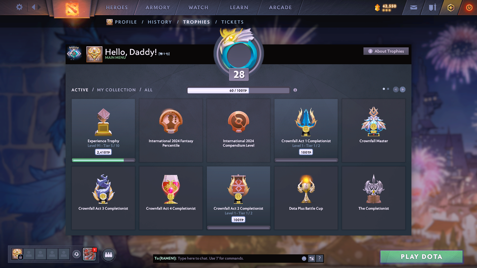 Crusader V | MMR: 2285 - Behavior: 7203 - Communication: 7203