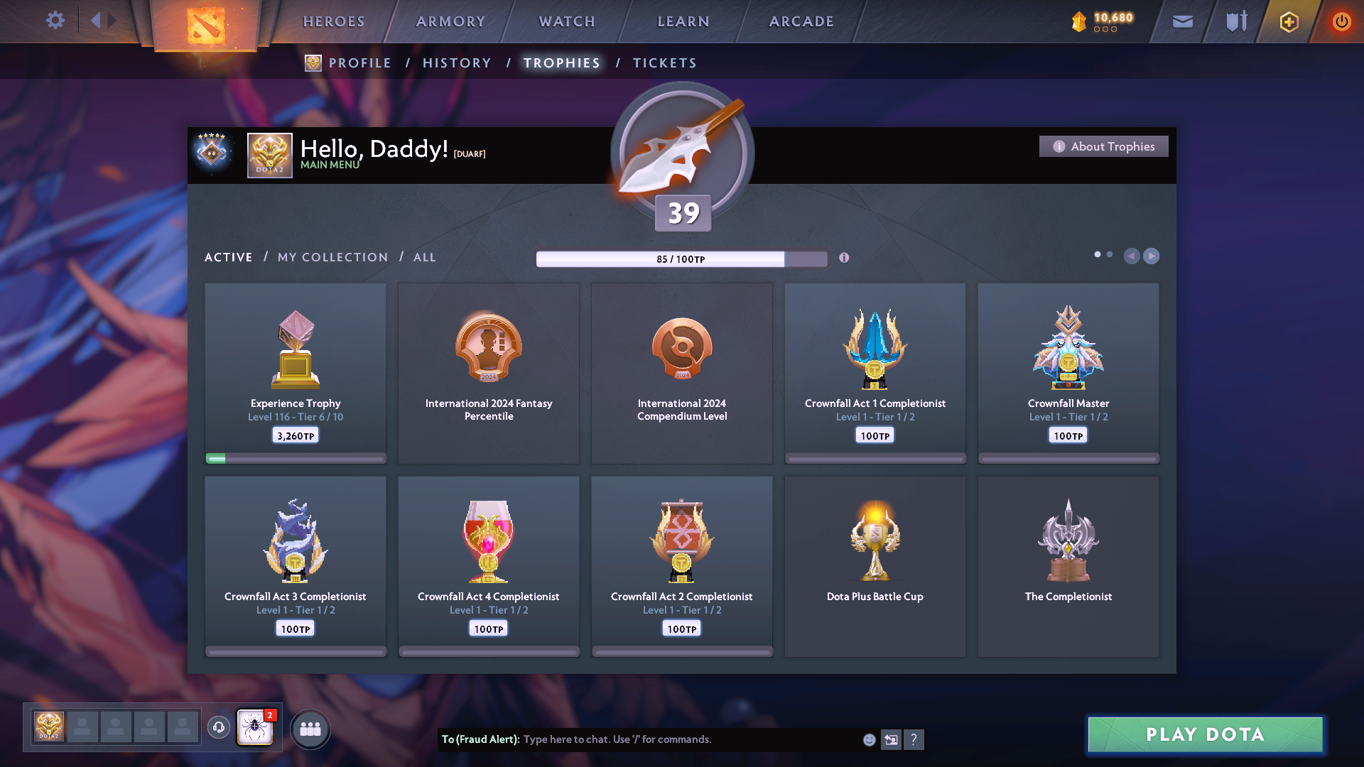 Guardian V | MMR: 1243 - Behavior: 9136 - Communication: 9136