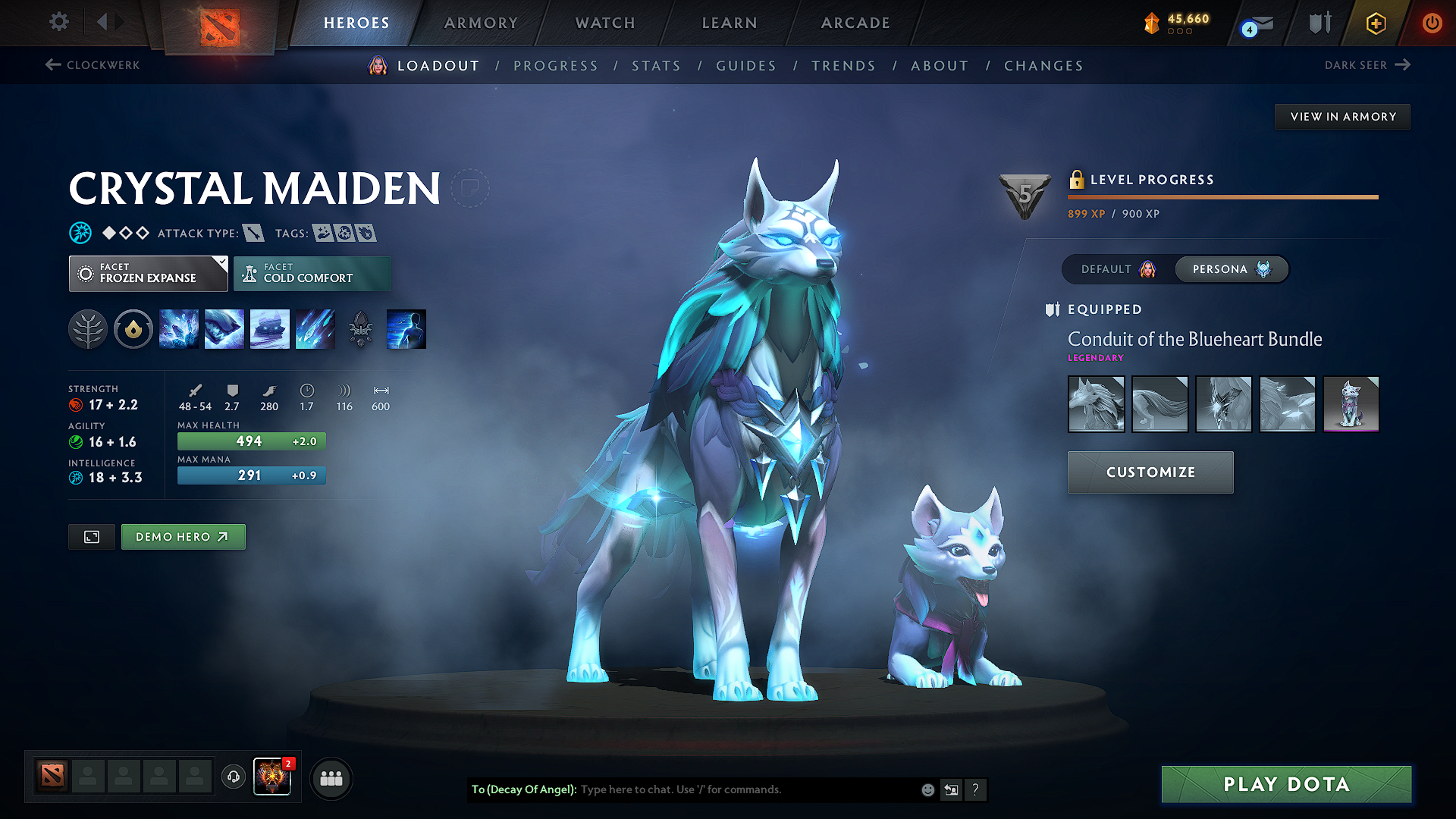 Legend I | MMR: 3194 - Behavior: 8772 - Communication: 8772