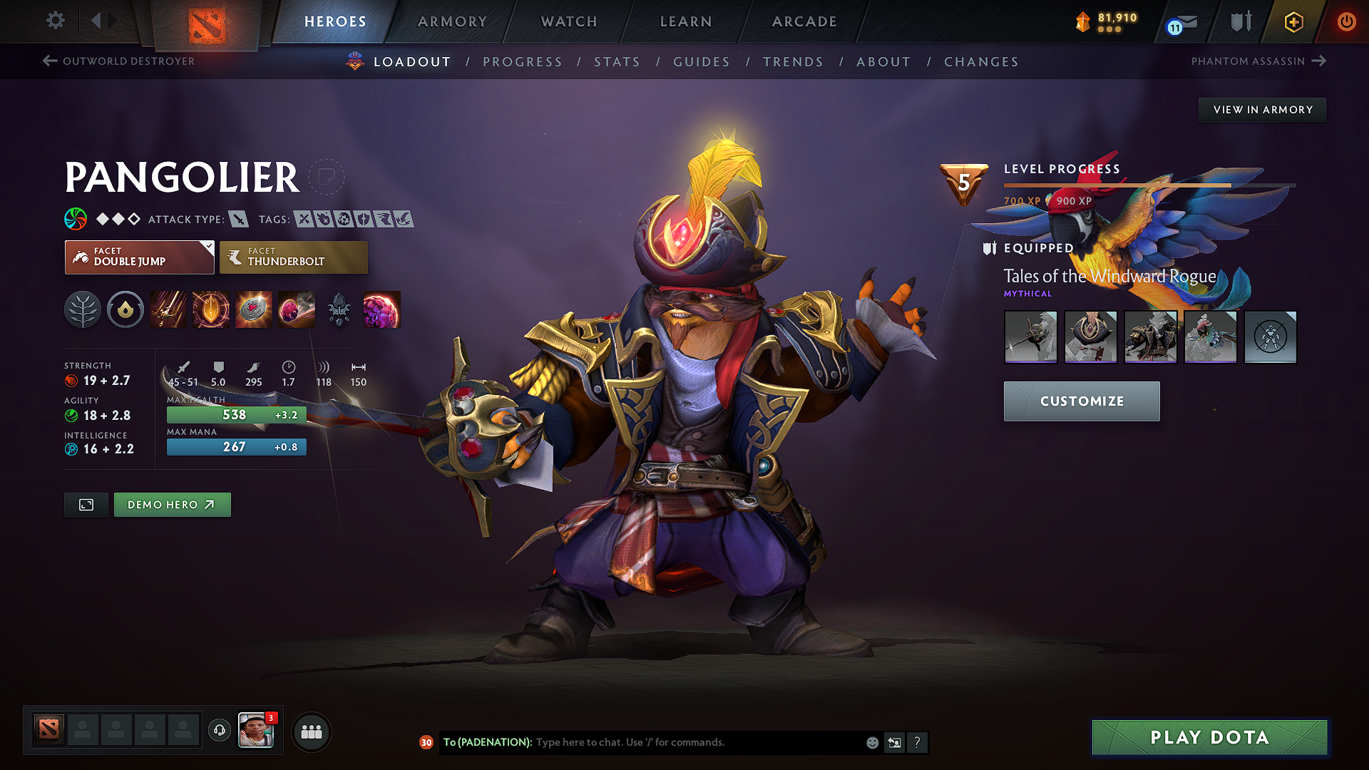 Legend I | MMR: 3100 - Behavior: 11914 - Communication: 11914