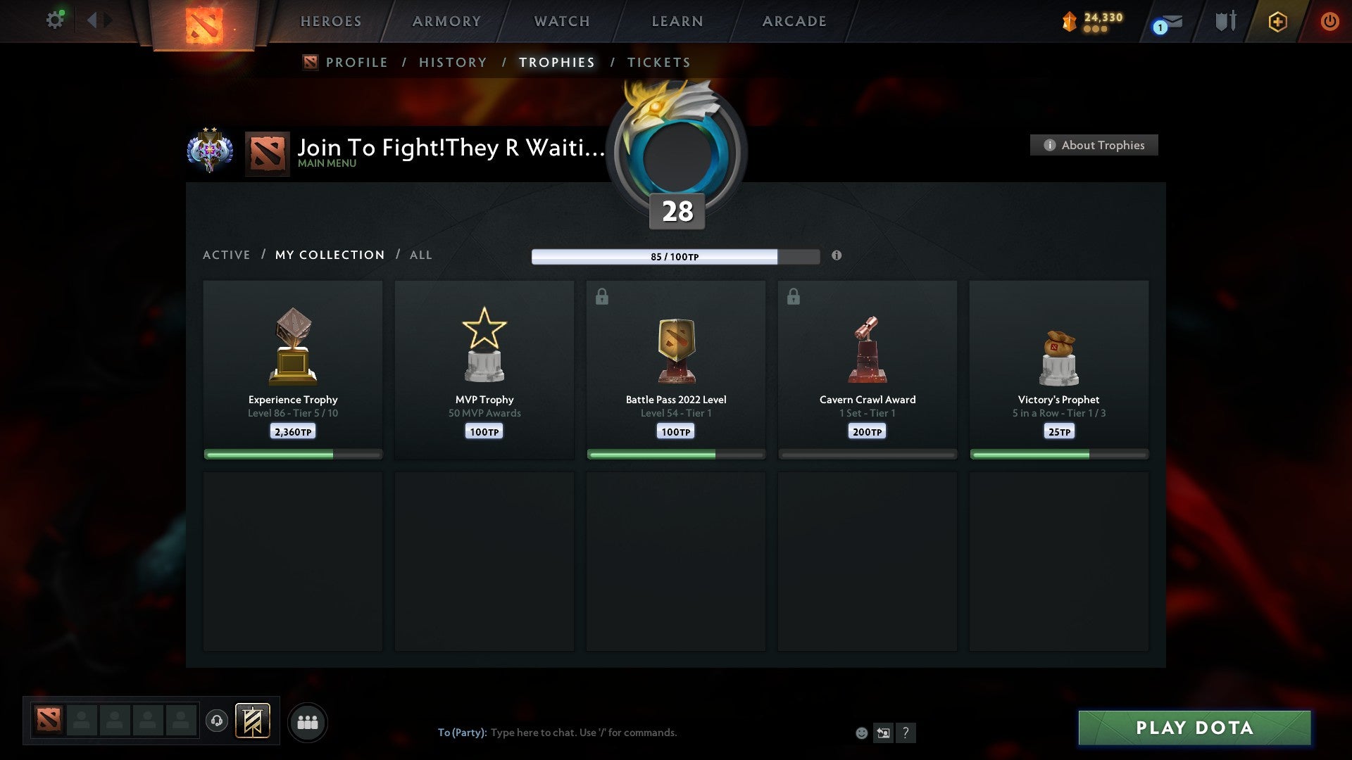 MMR: 4001 - Behavior: 10218