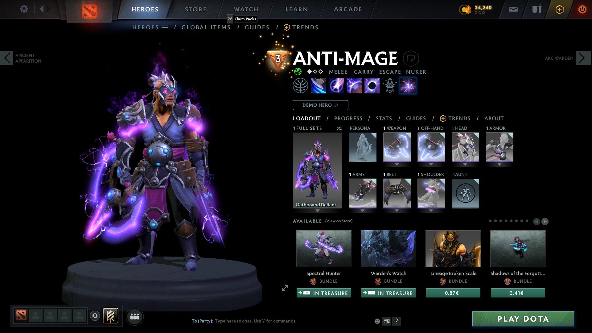 Legend V | MMR: 3718 - Behavior: 9460