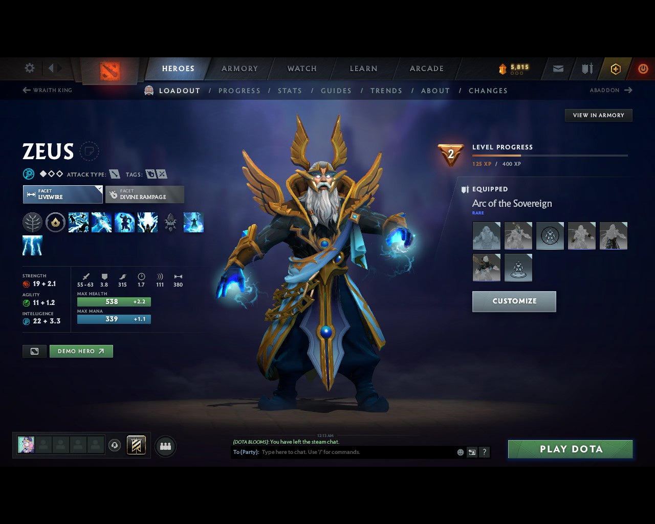 Legend I | MMR: 3001 - Behavior: 11332