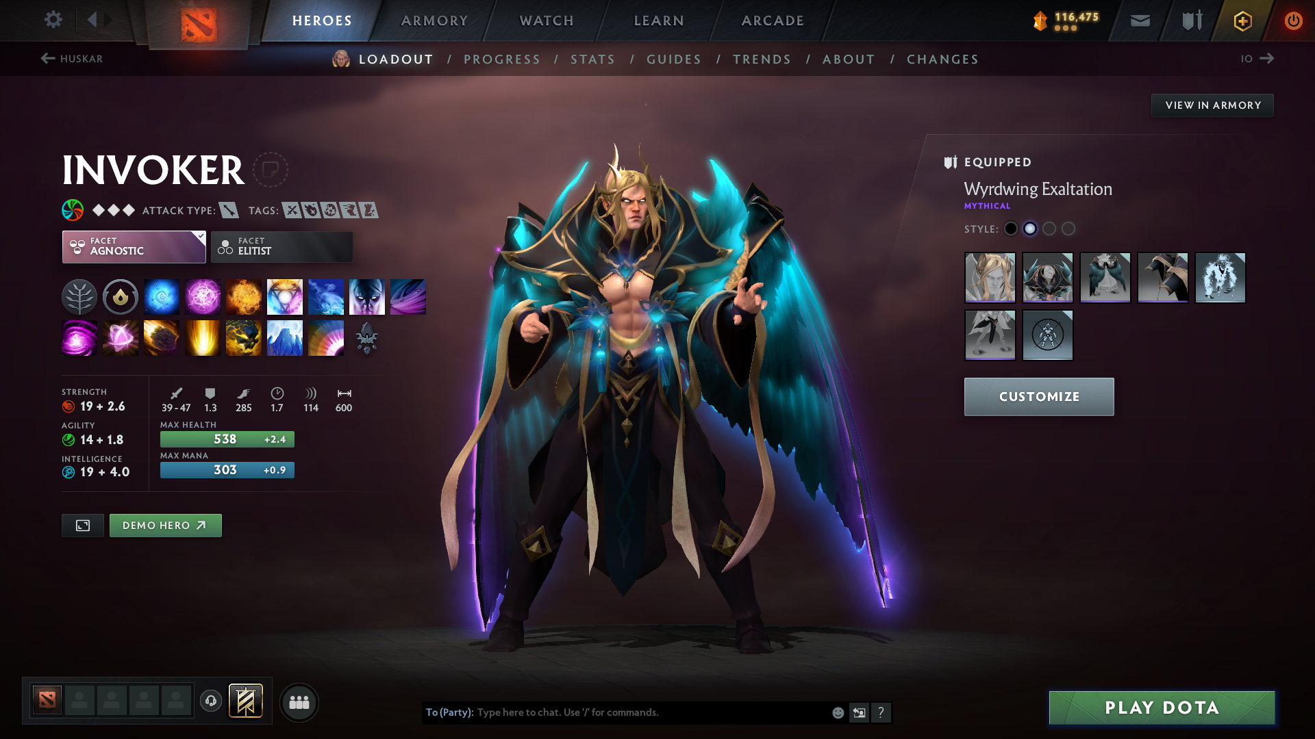 Legend I | MMR: 3058 - Behavior: 11476 - Communication: 11476