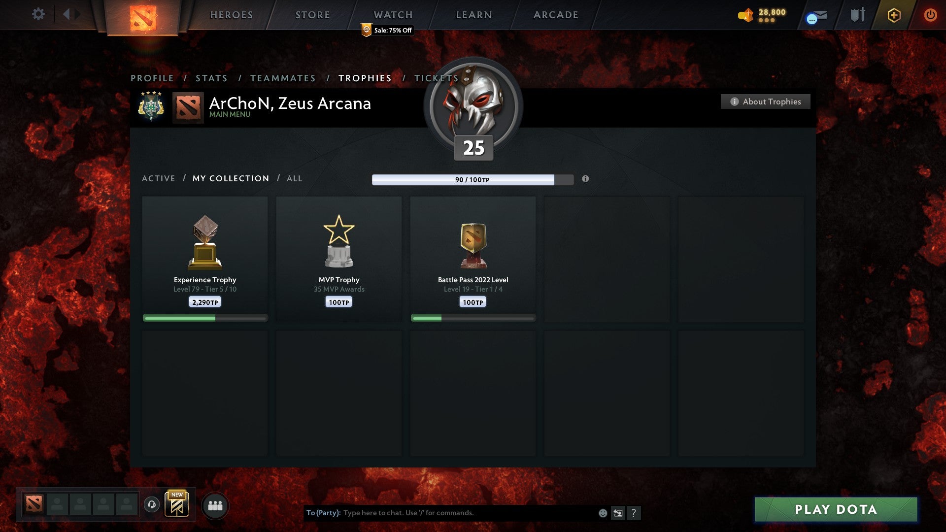 Archon IV | MMR: 2850 - Behavior: 9790