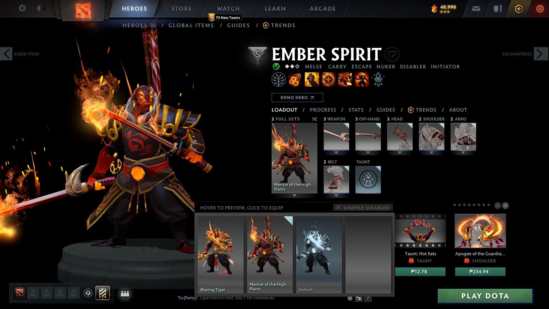 Ancient II | MMR: 4059 - Behavior: 10000