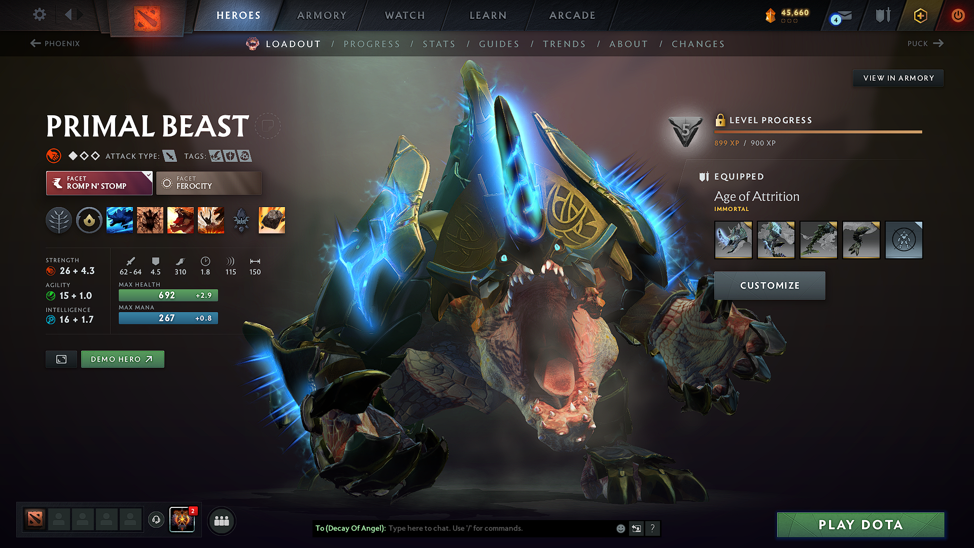 Legend I | MMR: 3194 - Behavior: 8772 - Communication: 8772