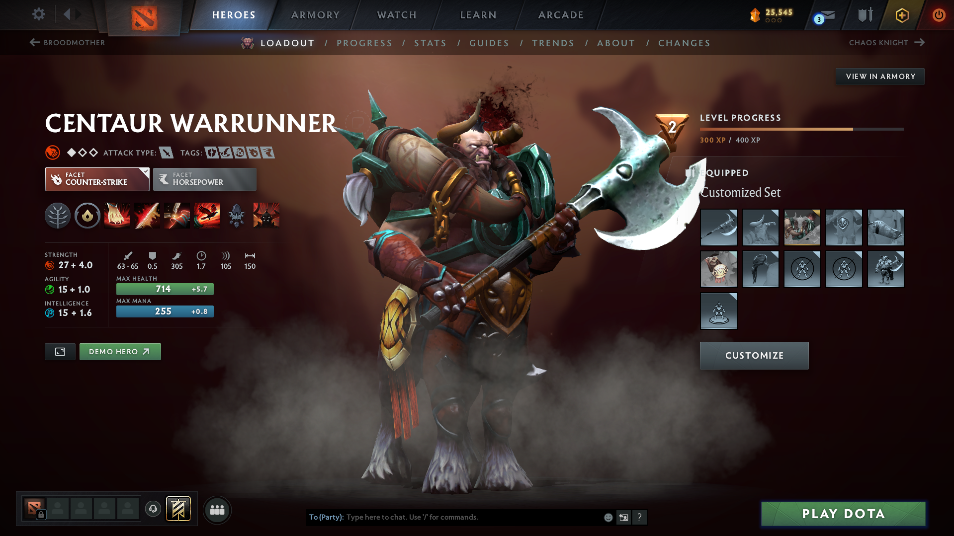 Legend IV | MMR: 3594 - Behavior: 7148 - Communication: 7148