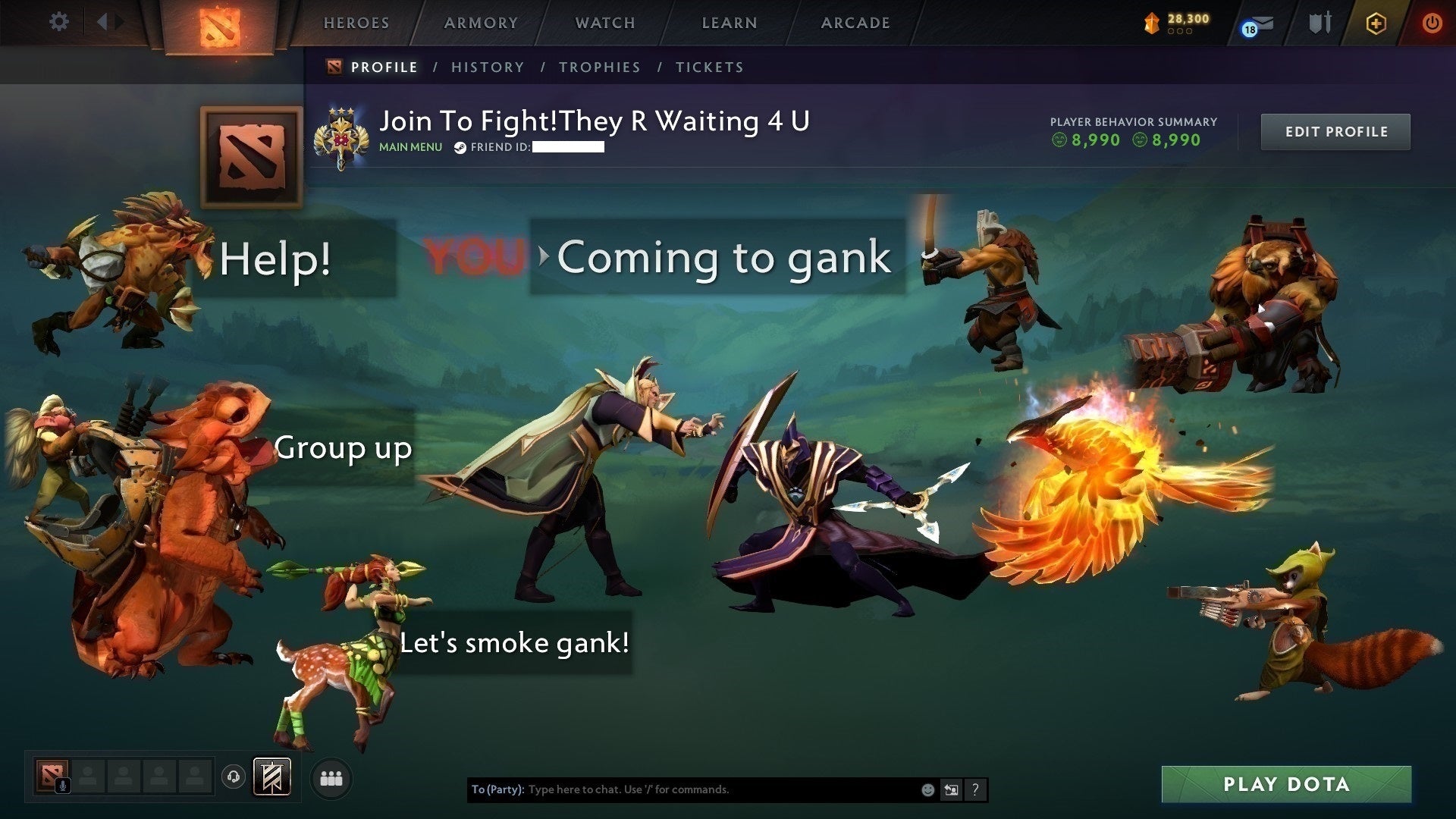 Legend III | MMR: 3355 - Behavior: 8990 - Communication: 8990