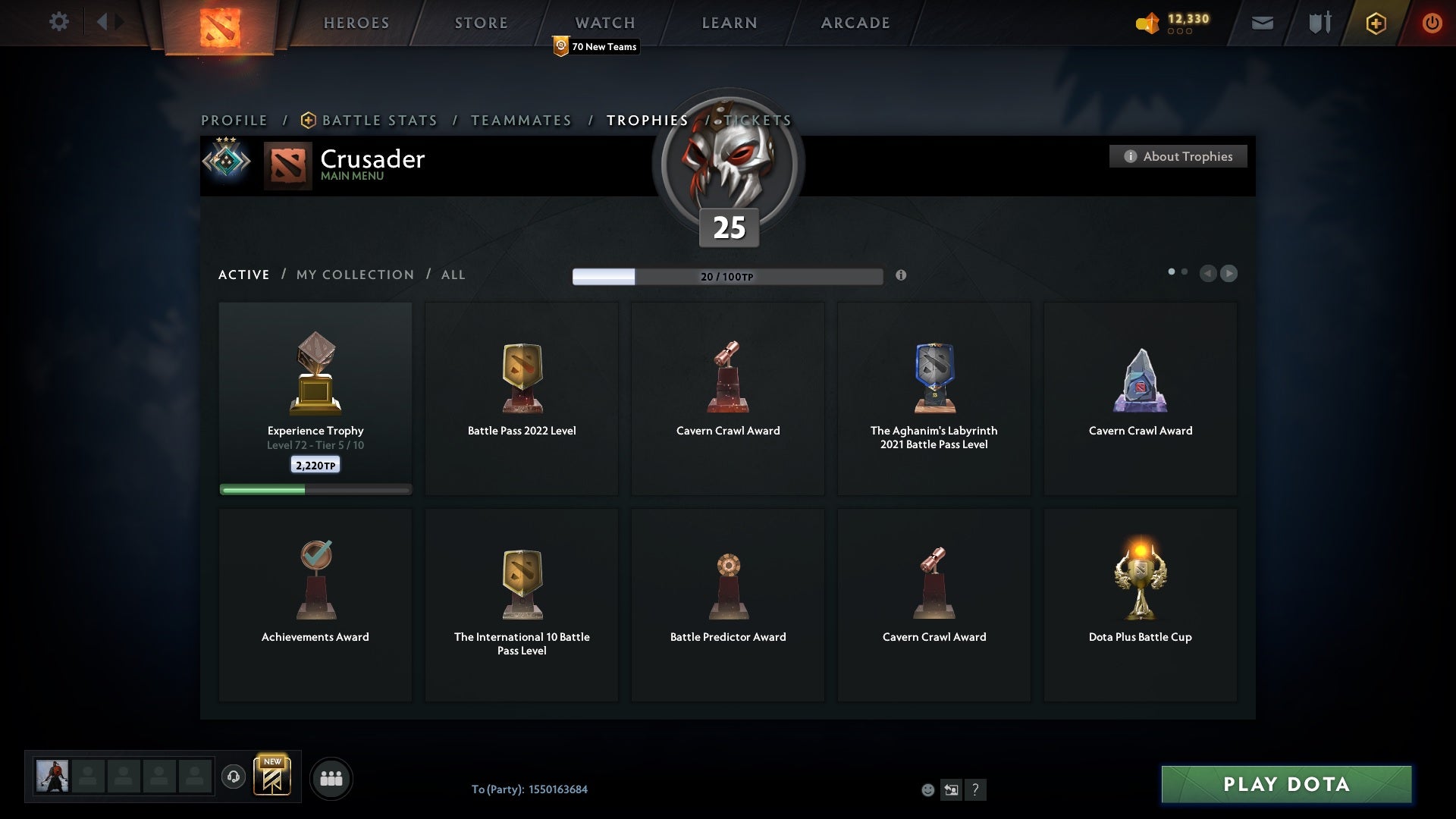 Crusader III | MMR: 1781 - Behavior: 9120