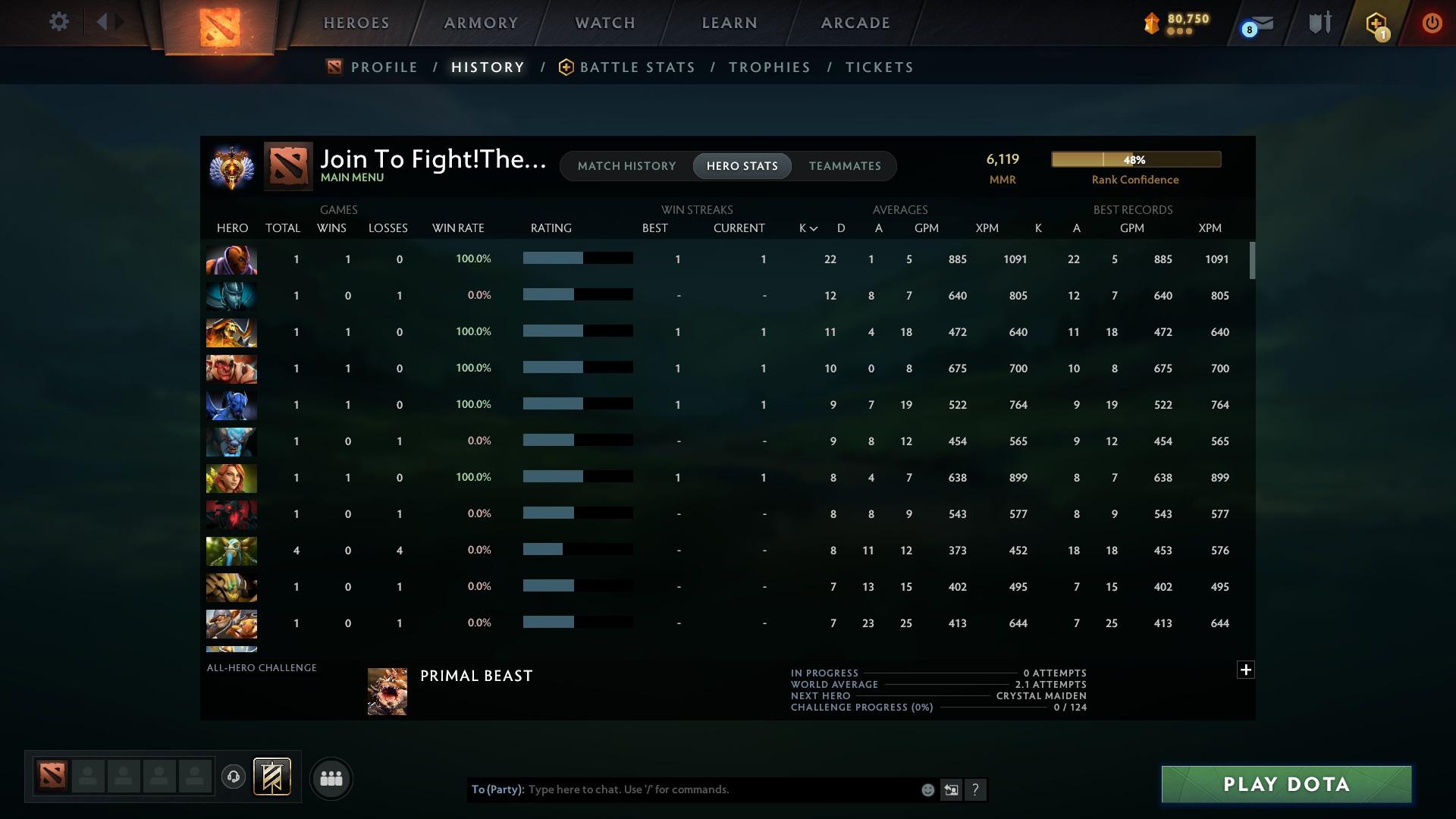 Immortal | MMR: 6119 - Behavior: 11172 - Communication: 11172