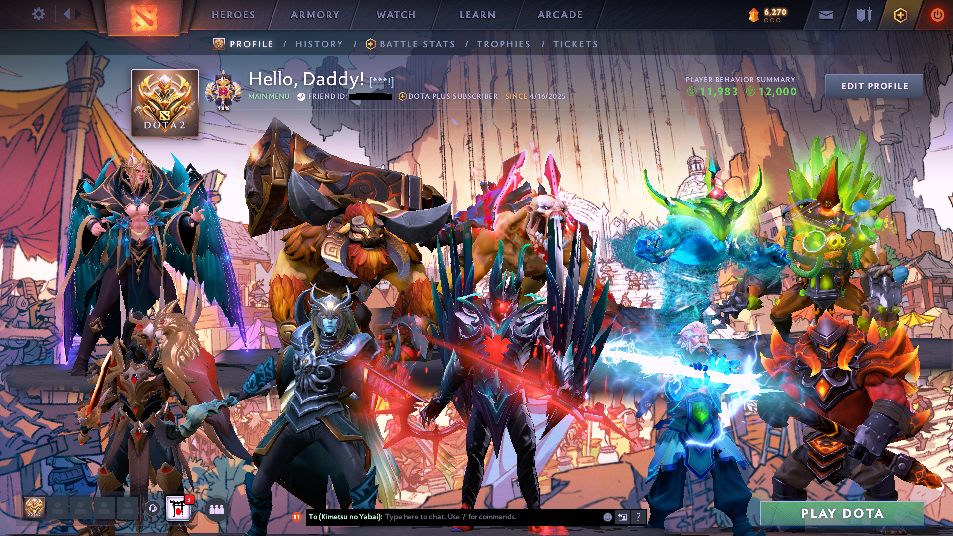 Legend I | MMR: 3108 - Behavior: 12000 - Communication: 11983