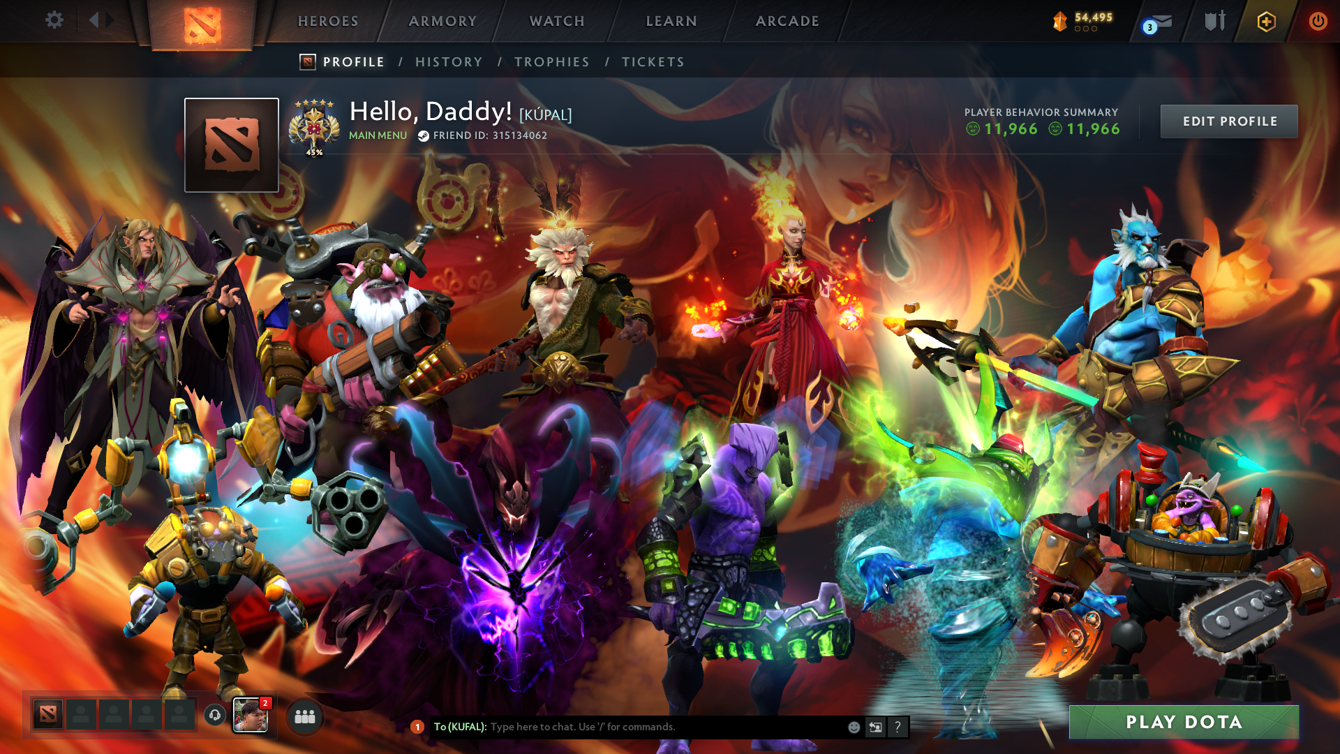 Legend V | MMR: 3766 - Behavior: 11966