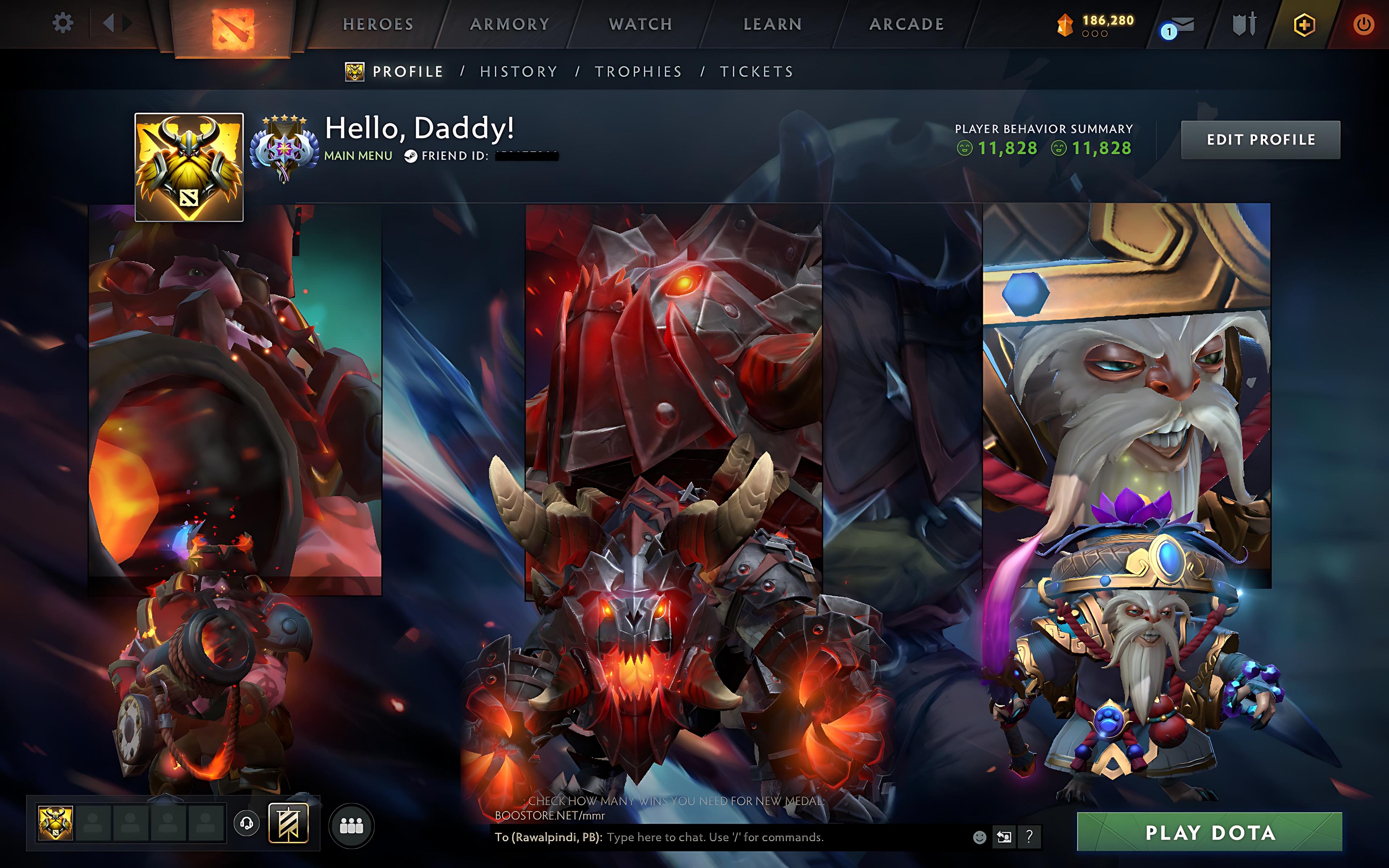 Ancient V | MMR: 4421 - Behavior: 11828